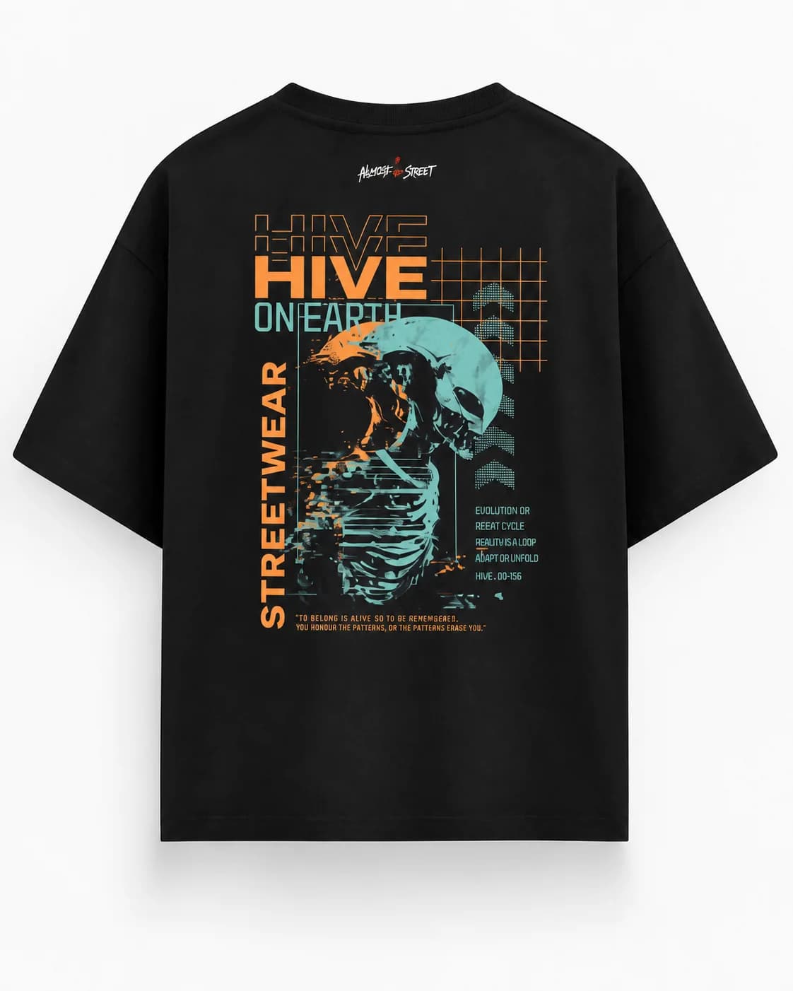 ALIEN HIVE OVERSIZED Back oversized flatlay view