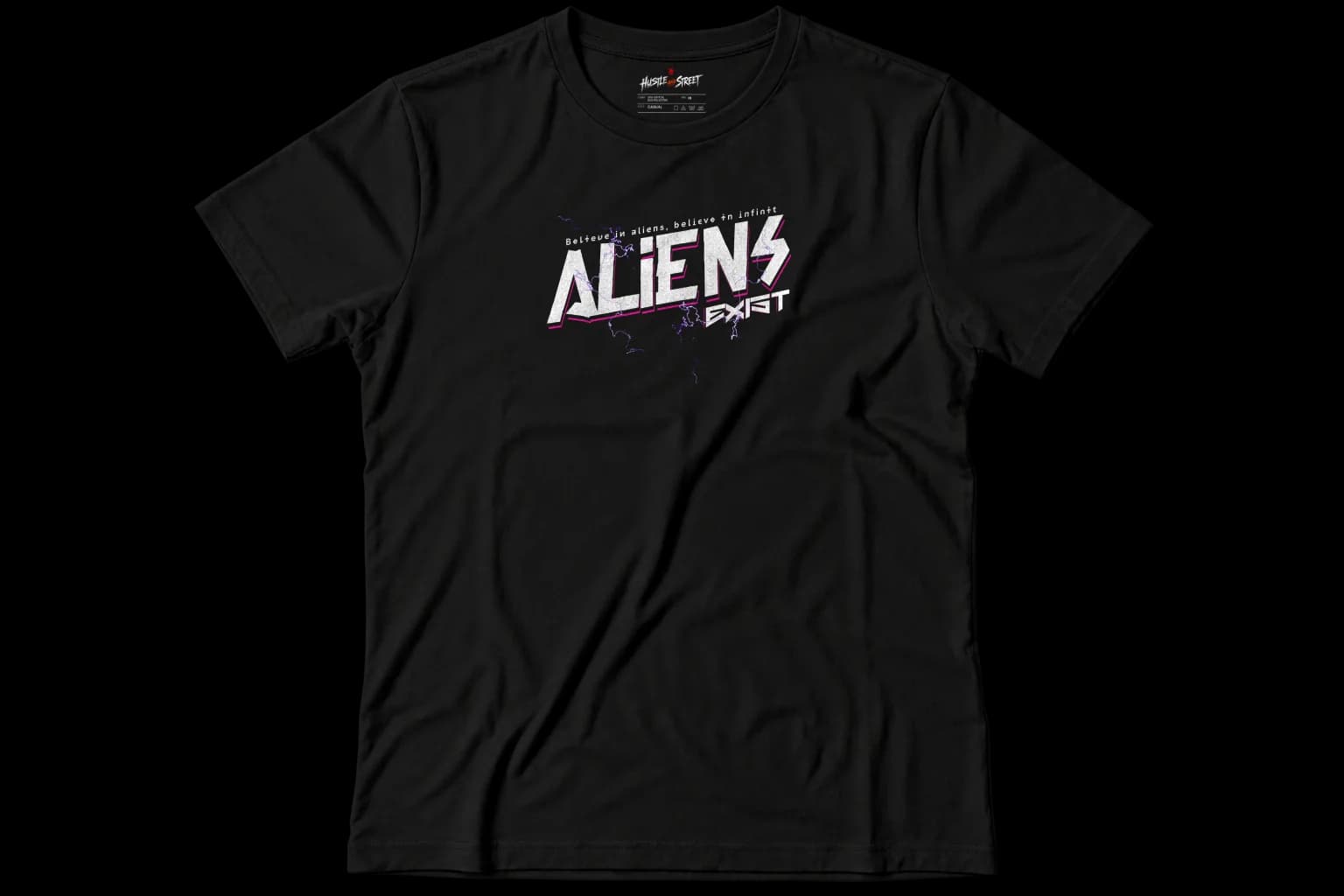 ALIENS EXIST Front flatlay view