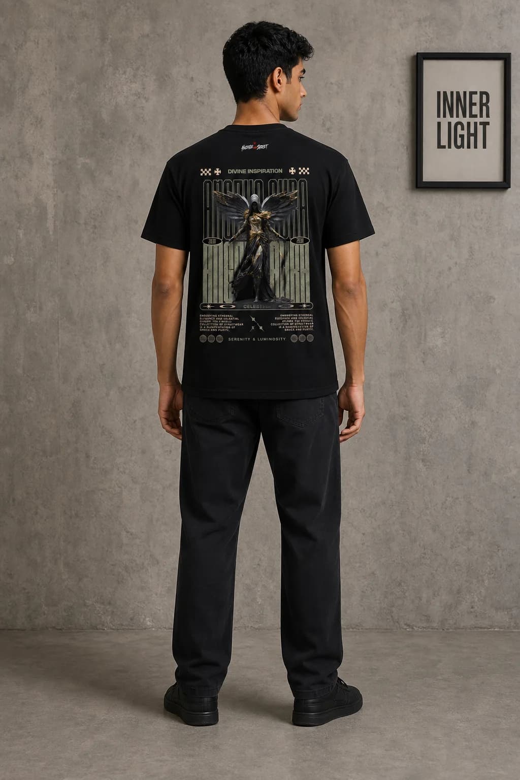 ANGELIC AURA: Back model view