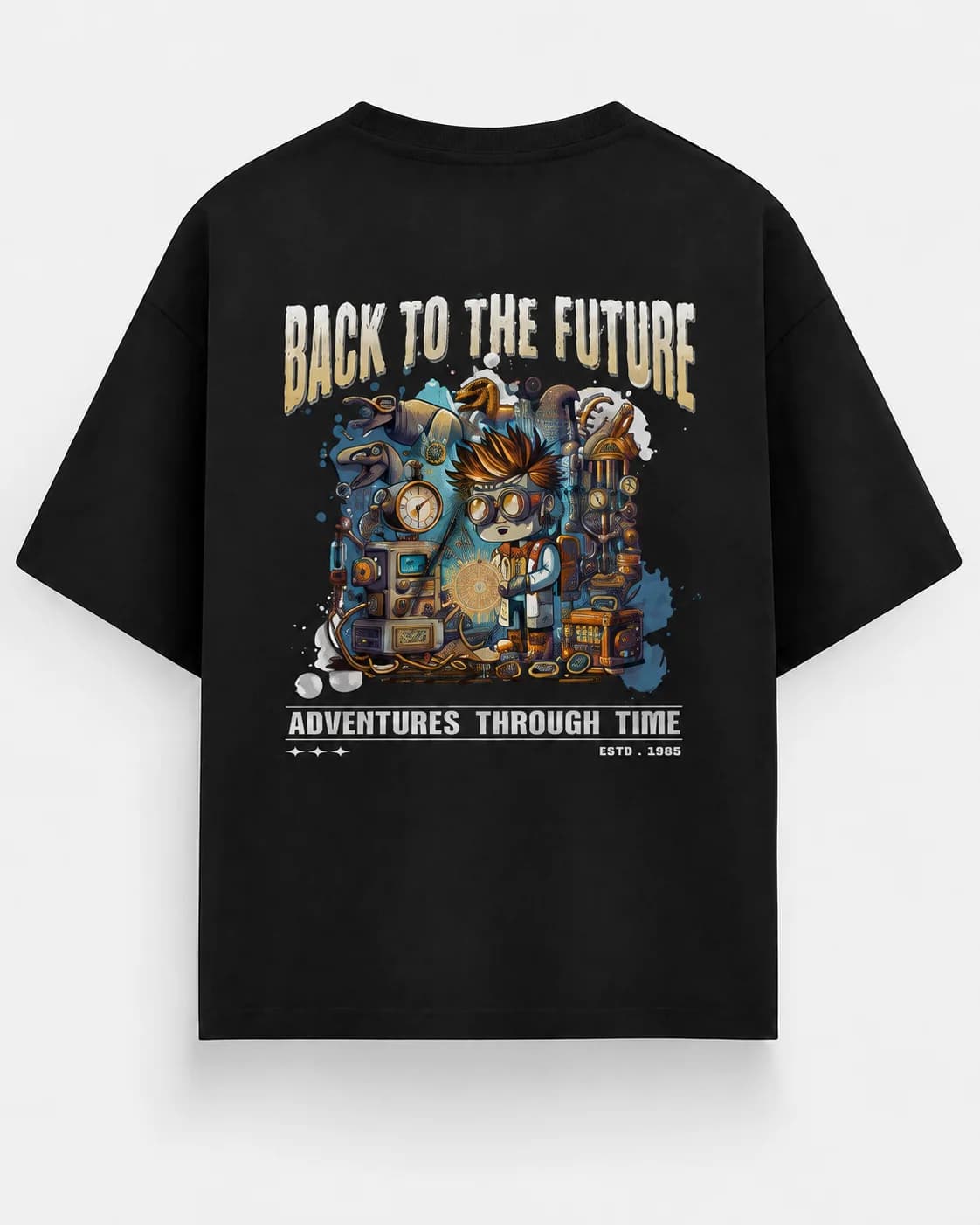 BACK TO THE FUTURE OVERSIZED Back oversized flatlay view