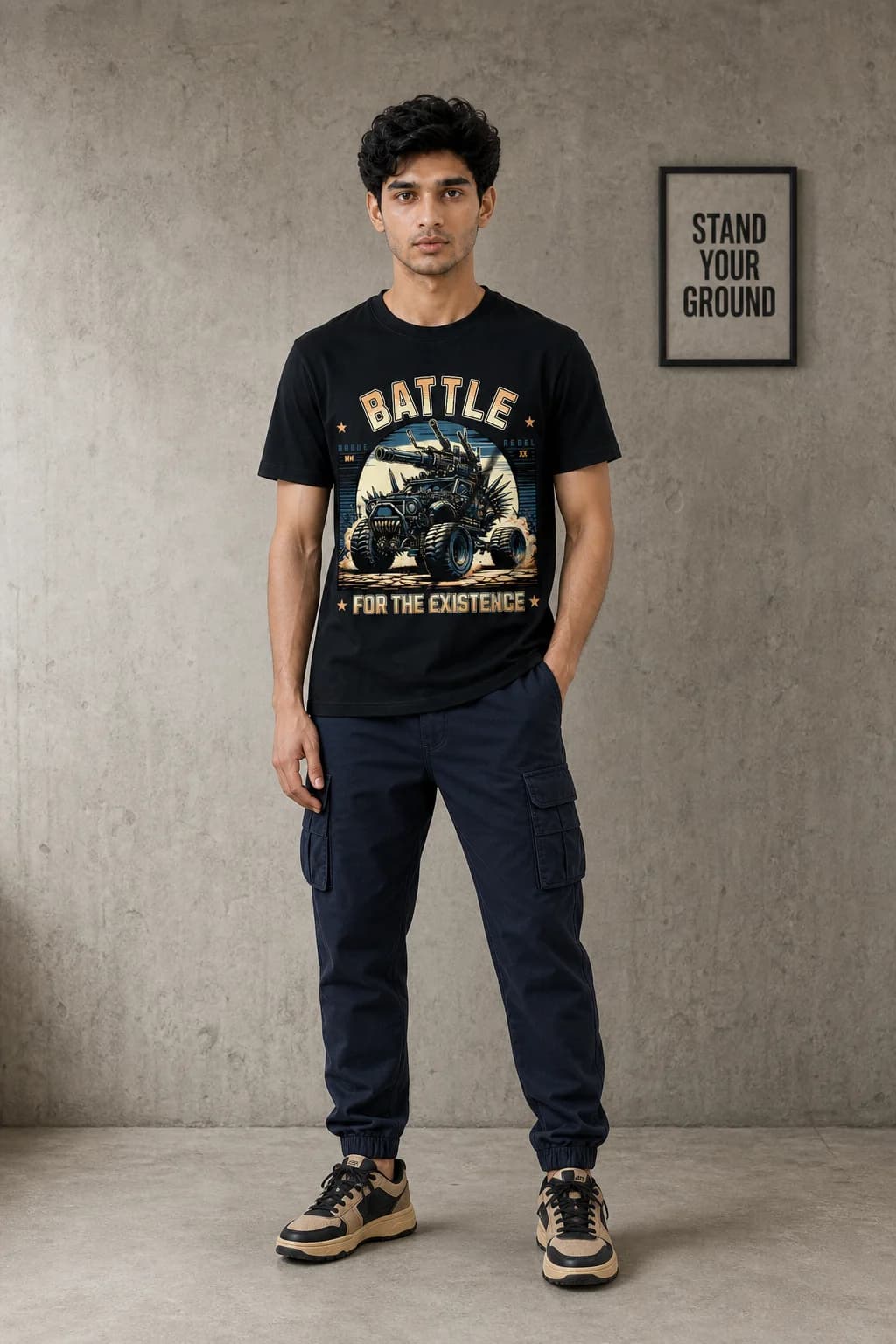 BATTLE FOR THE EXISTENCE: Front model alternate view 1