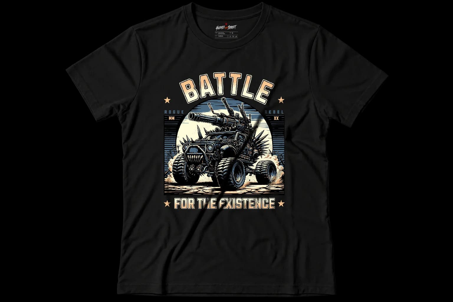 BATTLE FOR THE EXISTENCE Front flatlay view