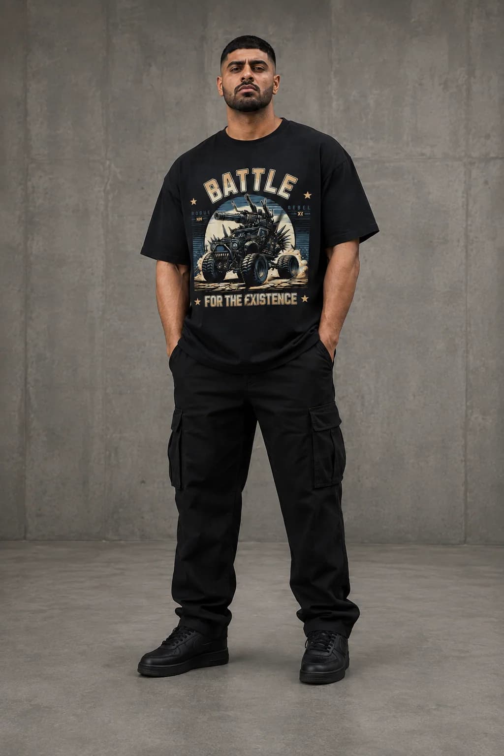 BATTLE FOR THE EXISTENCE OVERSIZED: Front oversized model view