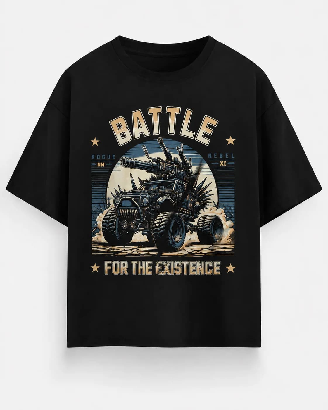 BATTLE FOR THE EXISTENCE OVERSIZED Front oversized flatlay view