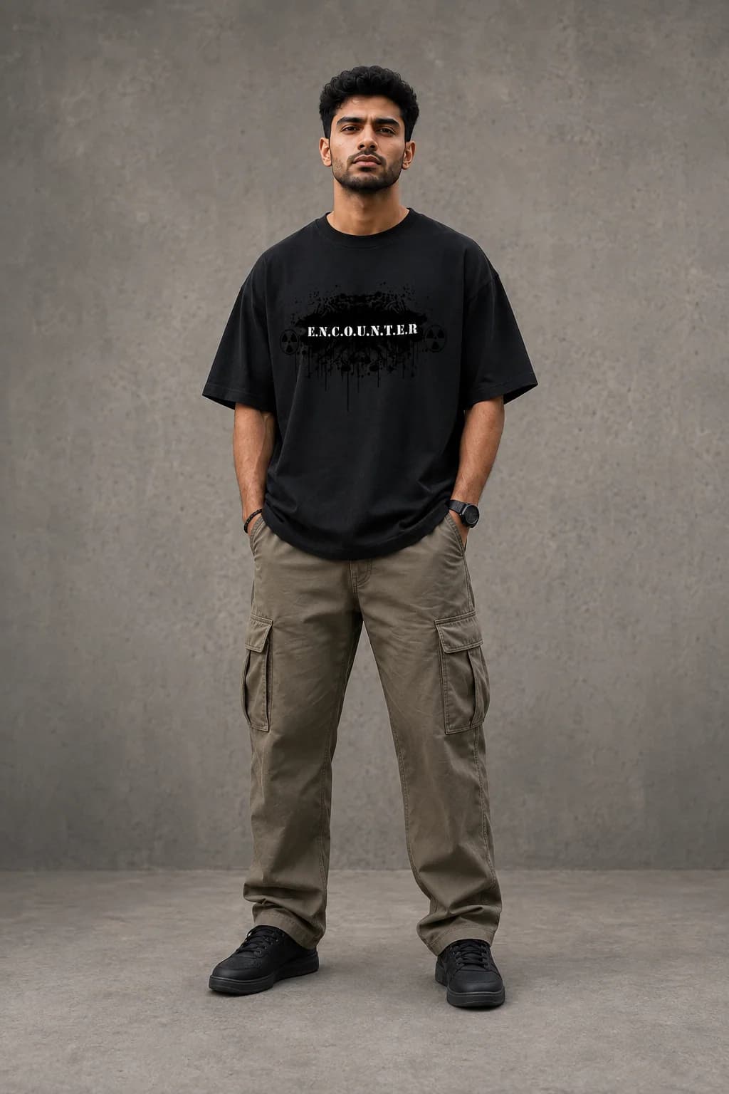 CATASTROPHE OVERSIZED: Front oversized model view