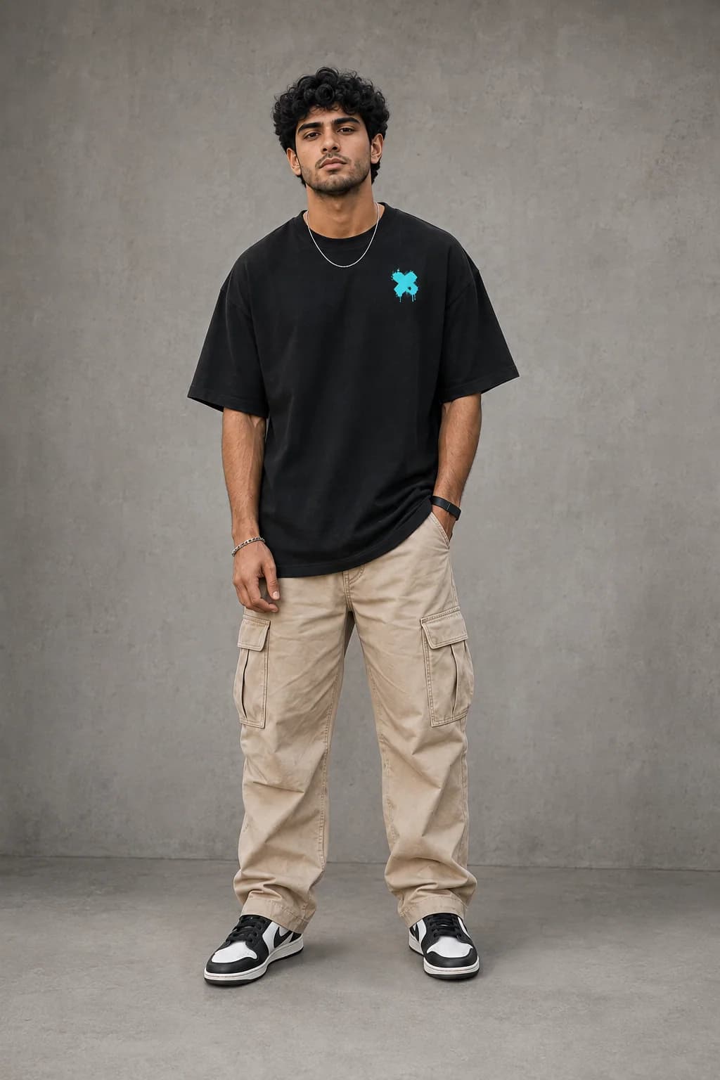 CONTROL OVERSIZED: Front oversized model view