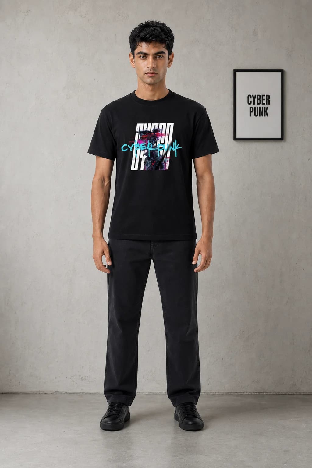 CYBER PUNK: Front model view