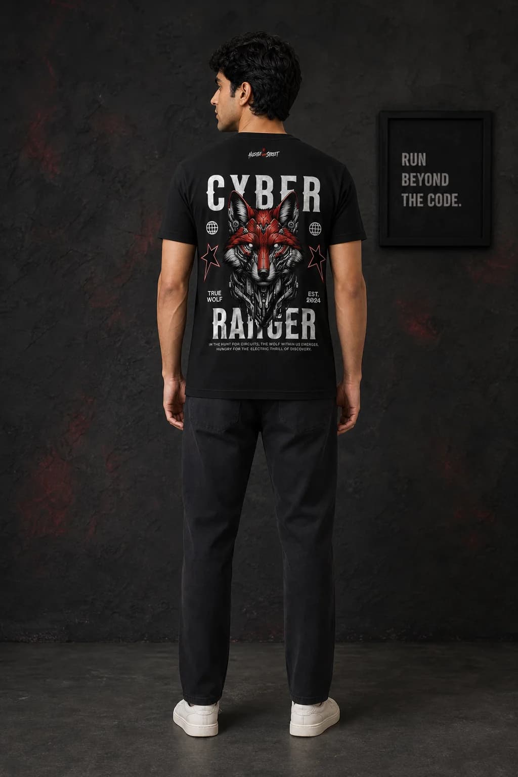 CYBER RANGER: Back model view