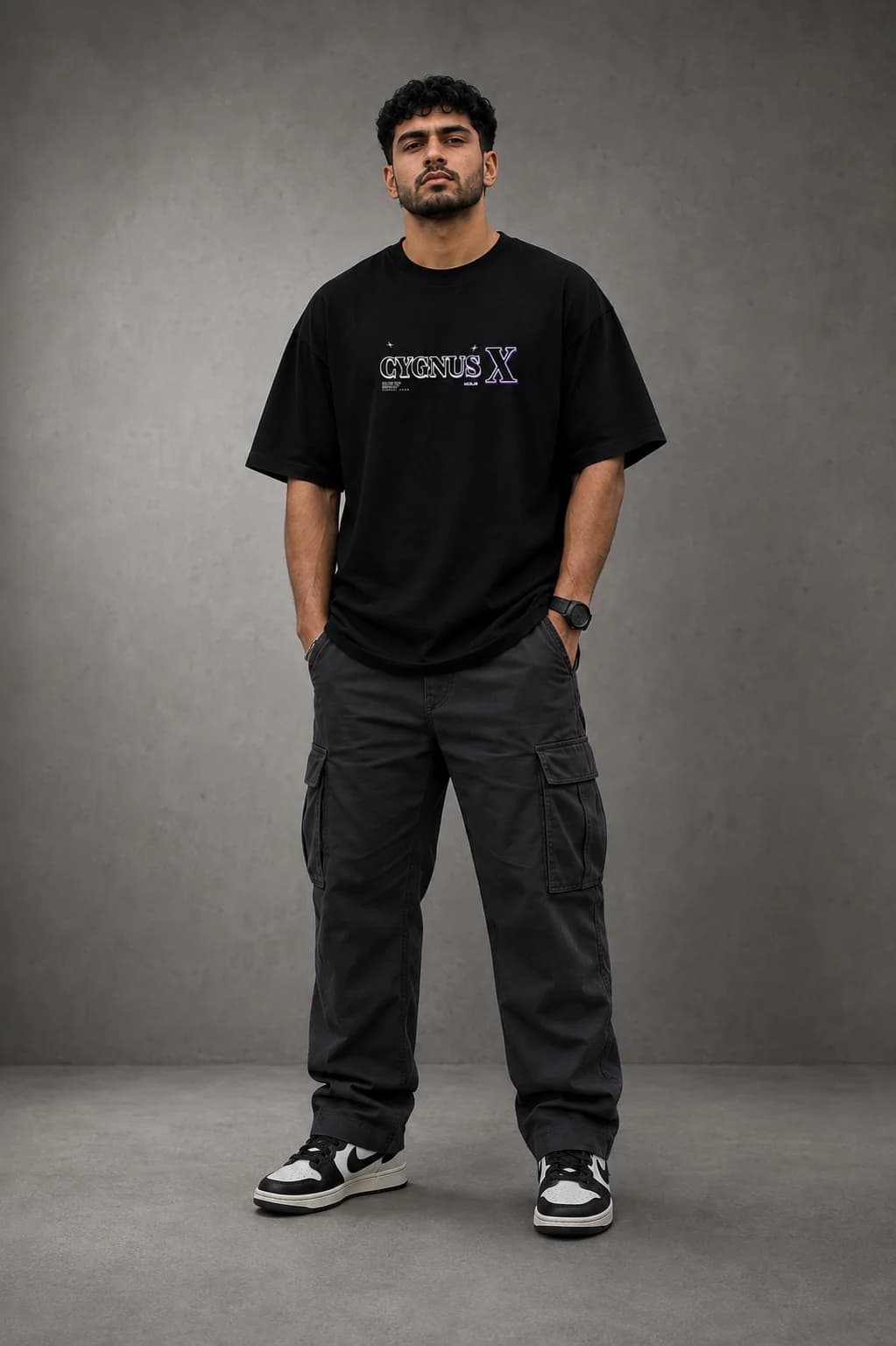 CYGNUS X OVERSIZED: Front oversized model view