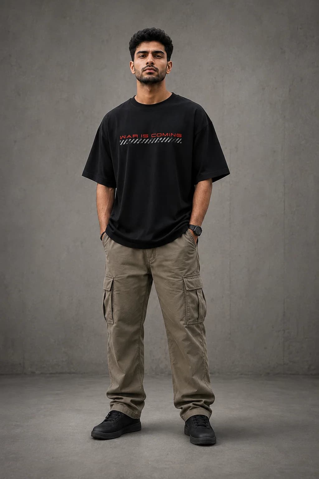 DARKSTAR OVERSIZED: Front oversized model view