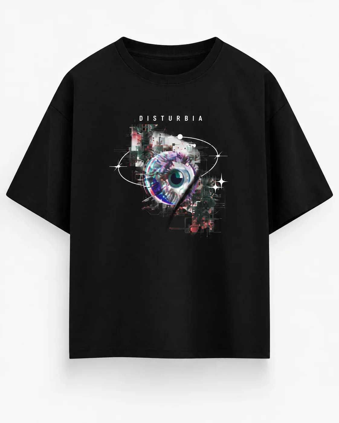 DISTURBIA OVERSIZED Front oversized flatlay view