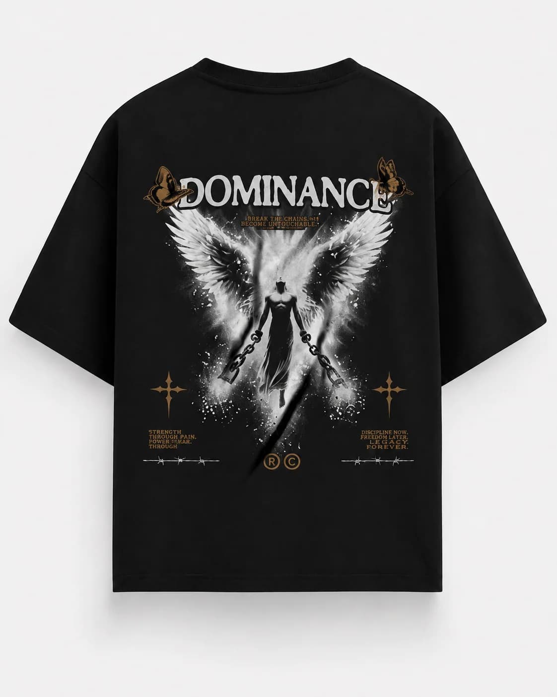 DOMINANCE OVERSIZED Back oversized flatlay view