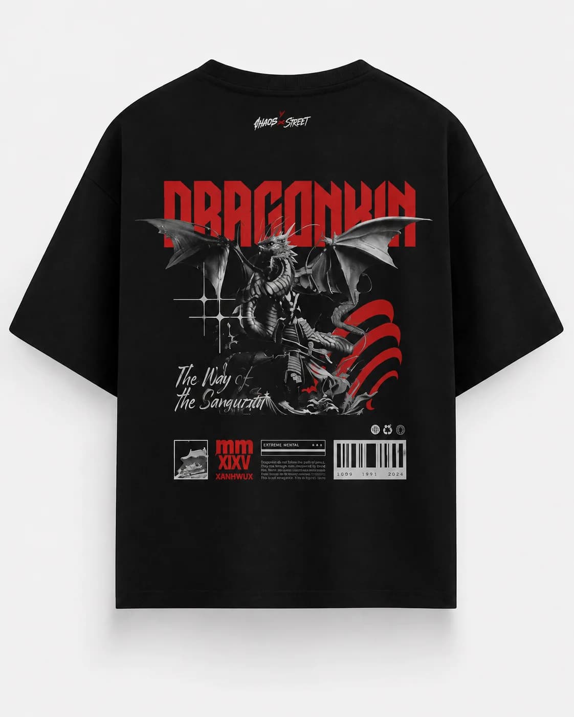 DRAGONKIN OVERSIZED Back oversized flatlay view