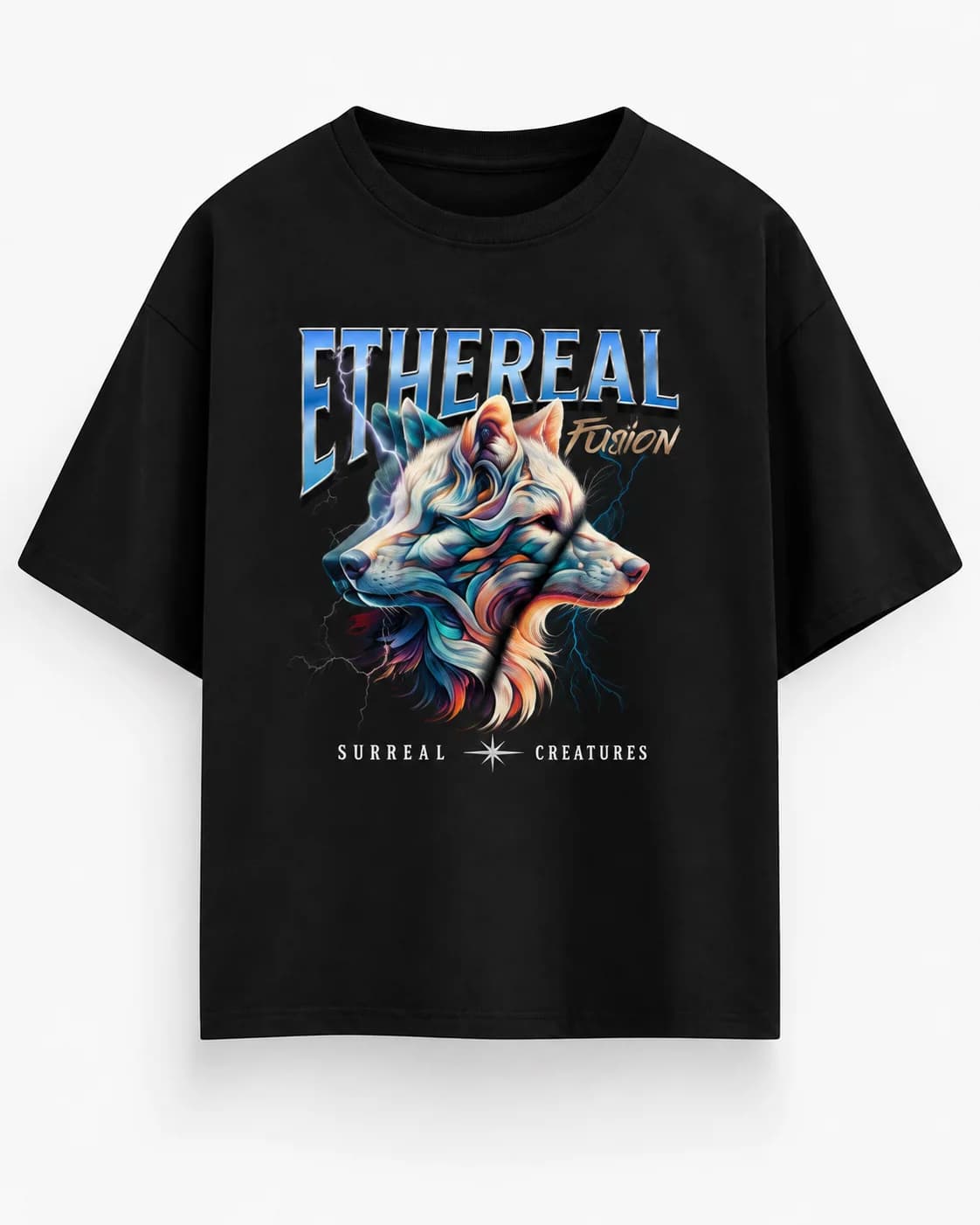 ETHEREAL FUSION OVERSIZED Front oversized flatlay view