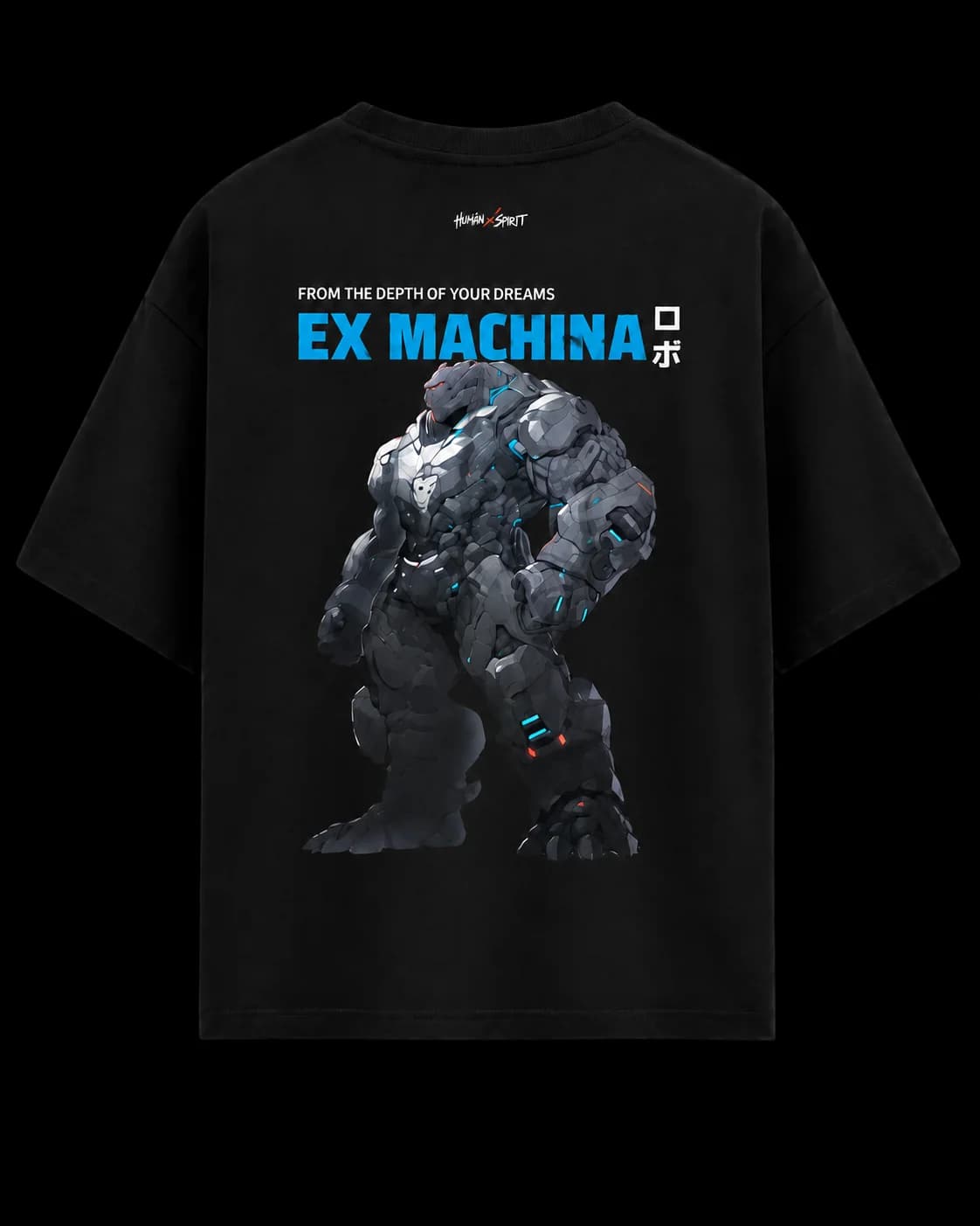 EX MACHINA OVERSIZED: Back oversized flatlay view