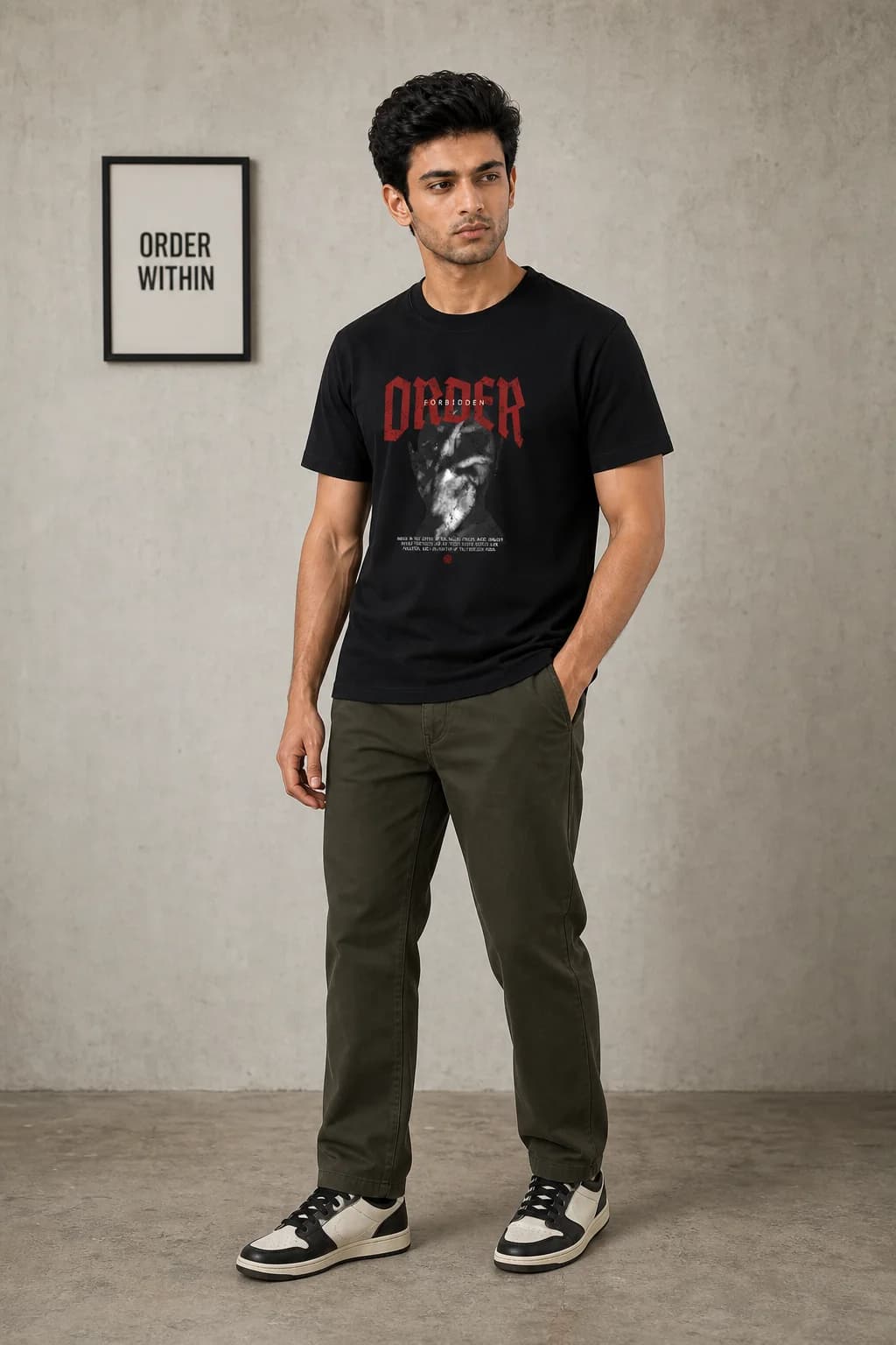FORBIDDEN ORDER: Front model alternate view 1