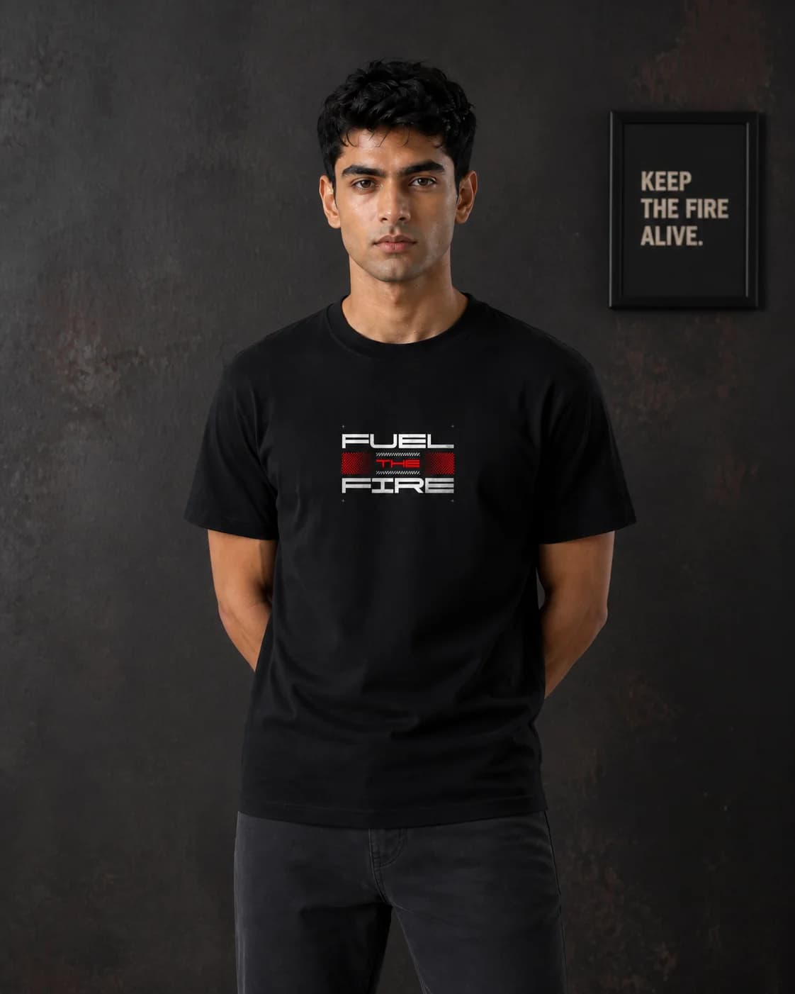 FUEL THE FIRE: Back model view