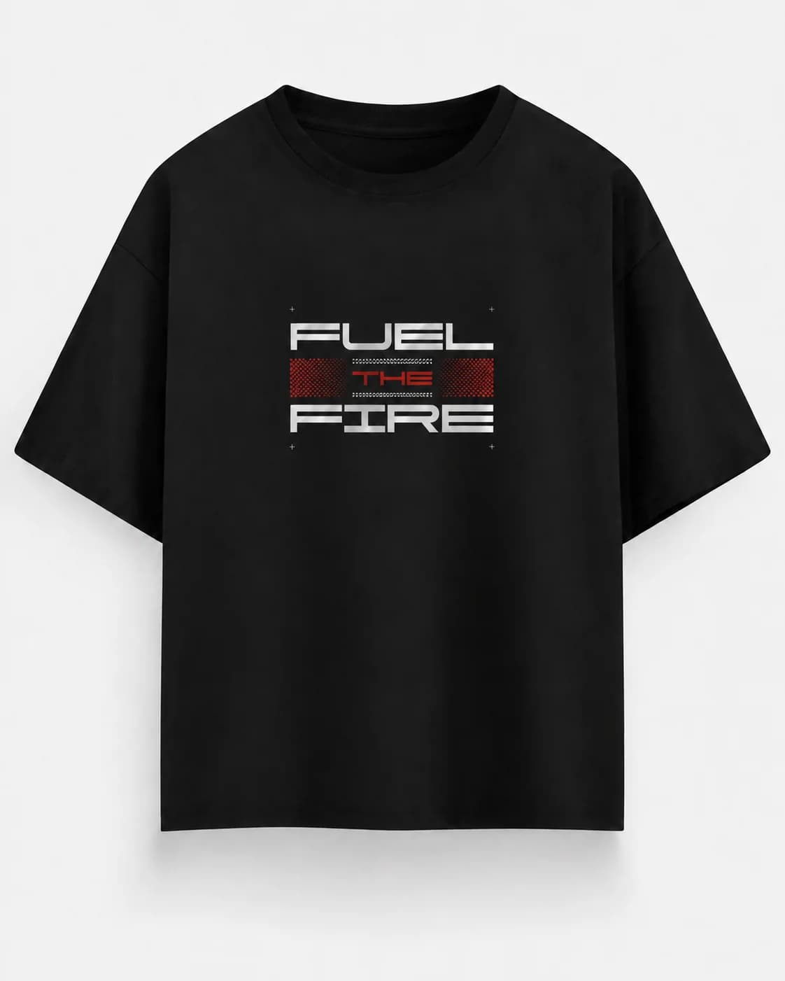 FUEL THE FIRE OVERSIZED Front oversized flatlay view