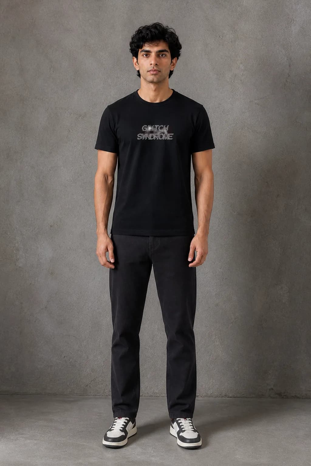 GLITCH SYNDROME: Front model view