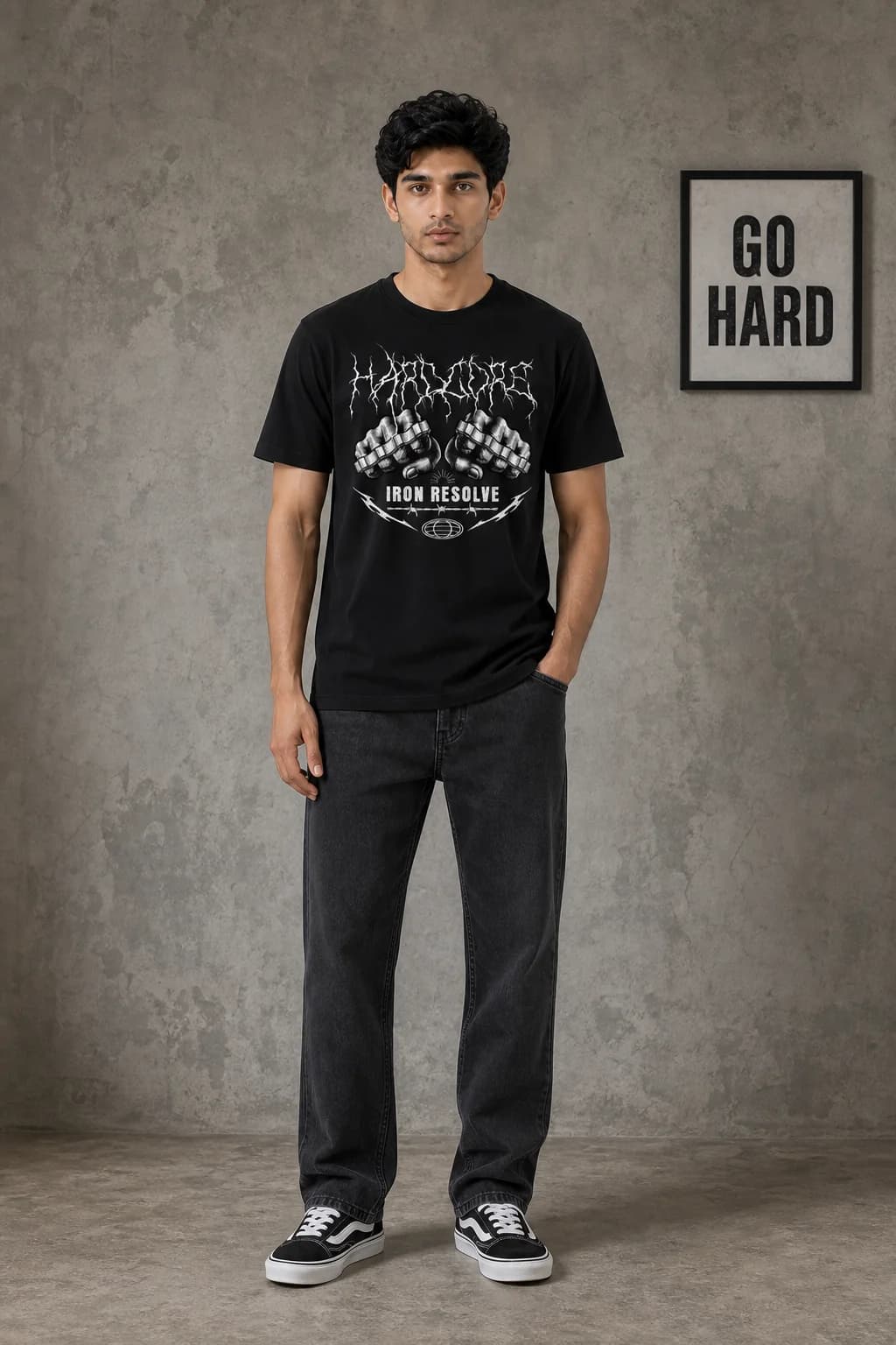 HARDCORE: Front model view