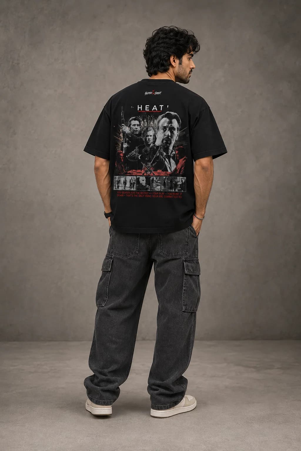 HEAT OVERSIZED: Back oversized model view