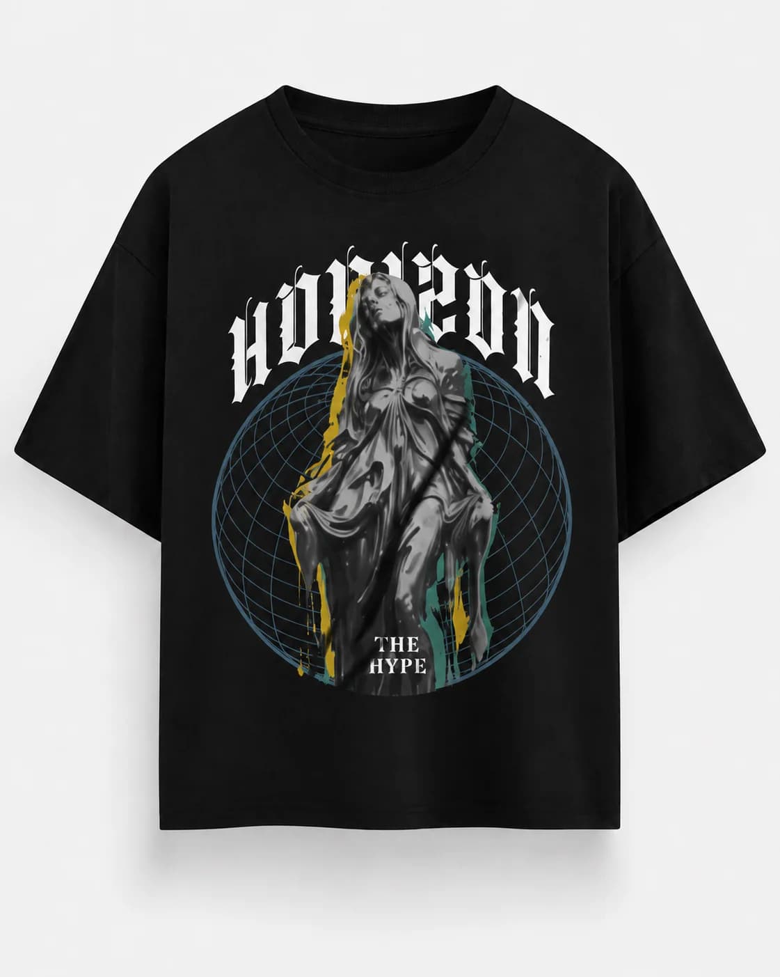 HORIZON OVERSIZED Front oversized flatlay view