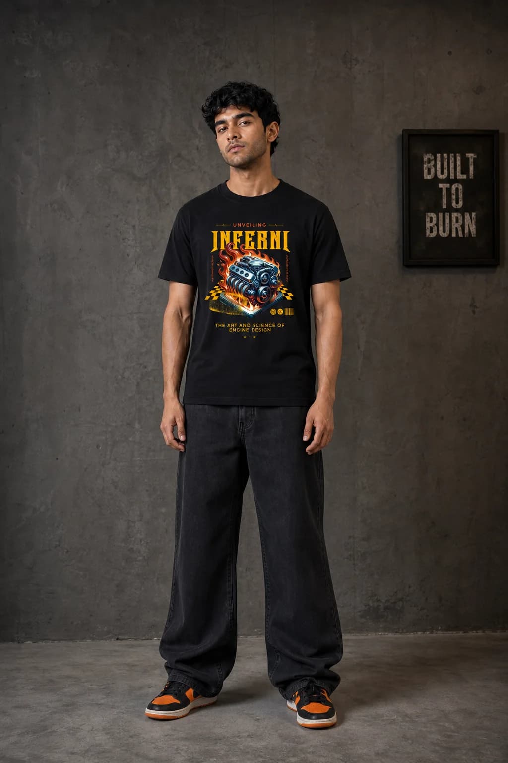 INFERNI: Front model view
