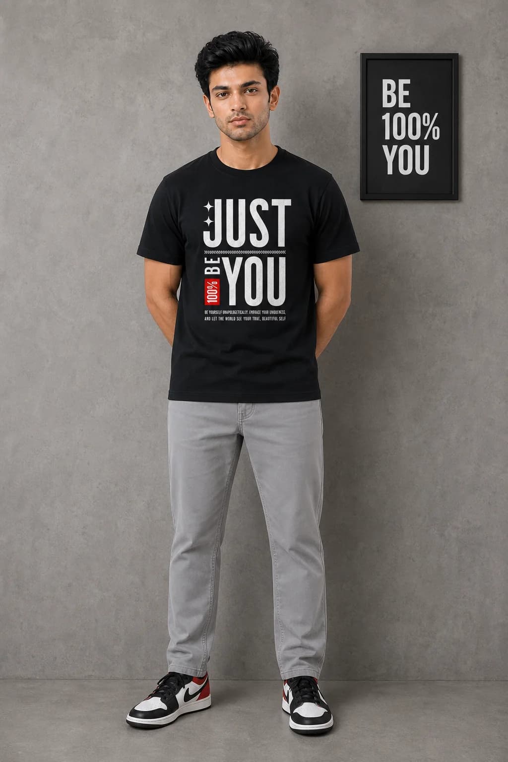 JUST BE YOU: Back model view