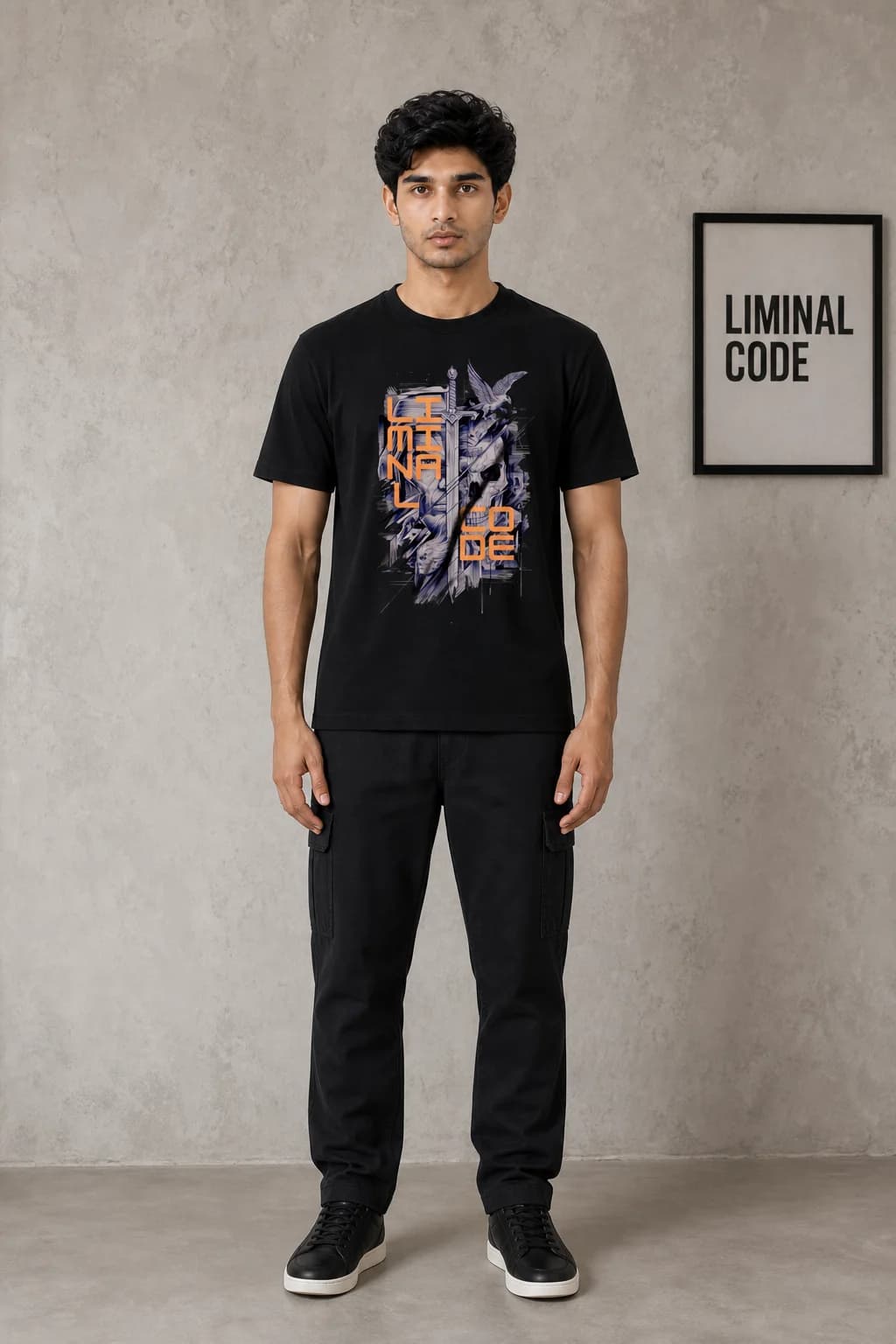 LIMINAL CODE: Front model view