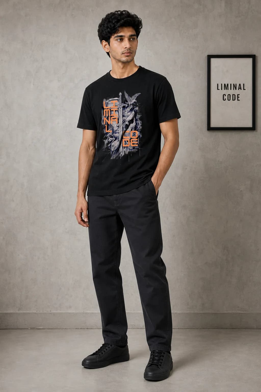LIMINAL CODE: Front model alternate view 1