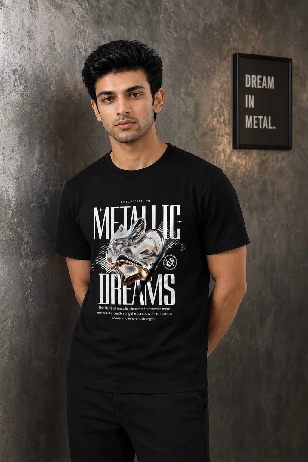 METALLIC DREAMS: Back model view