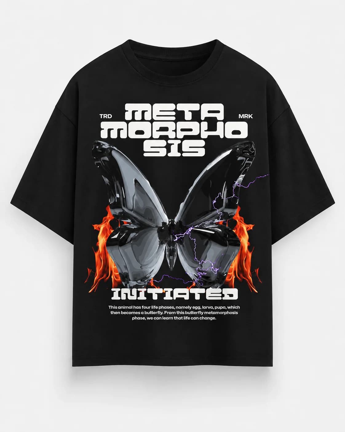 METAMORPHOSIS OVERSIZED Front oversized flatlay view
