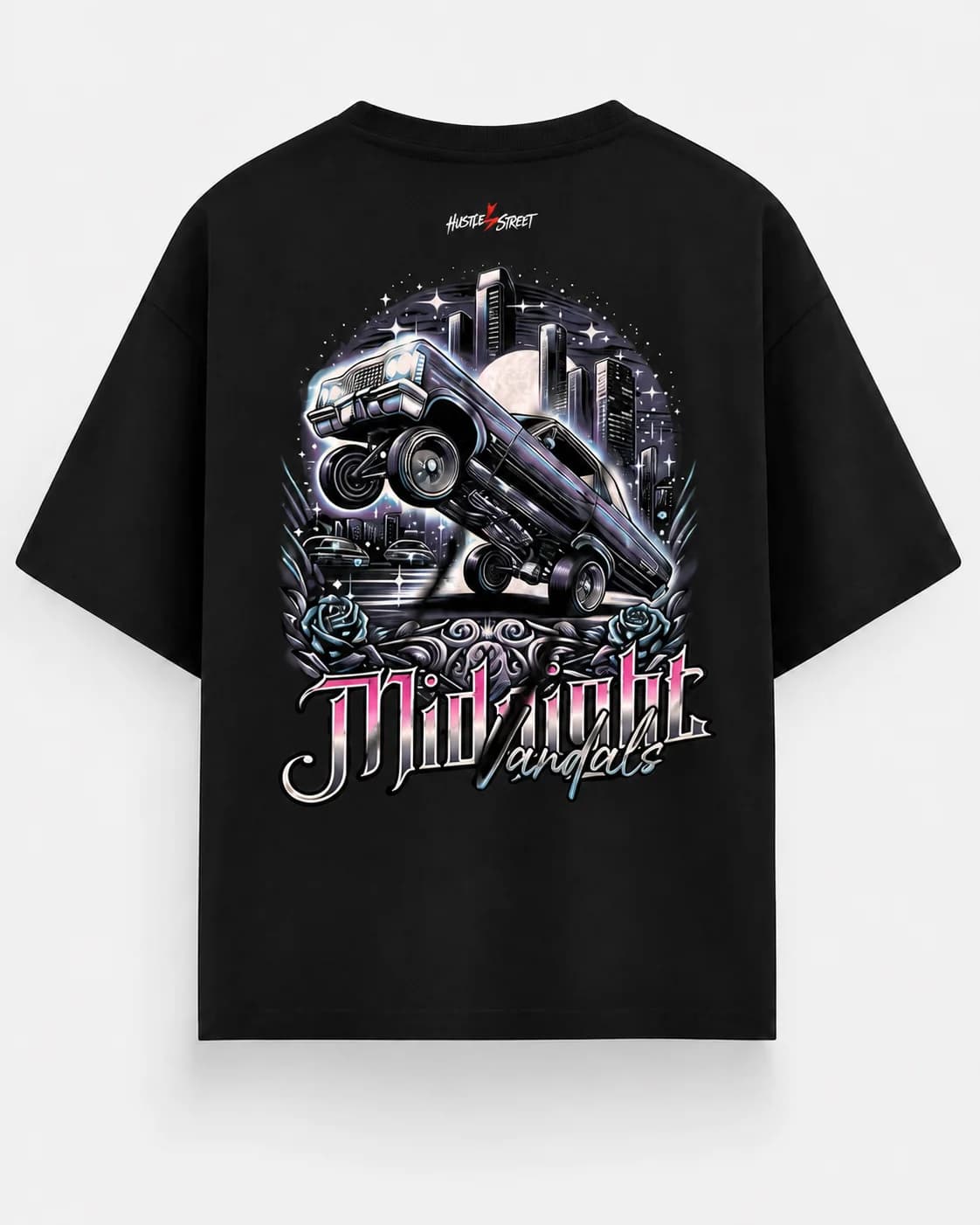 MIDNIGHT VANDALS OVERSIZED Back oversized flatlay view