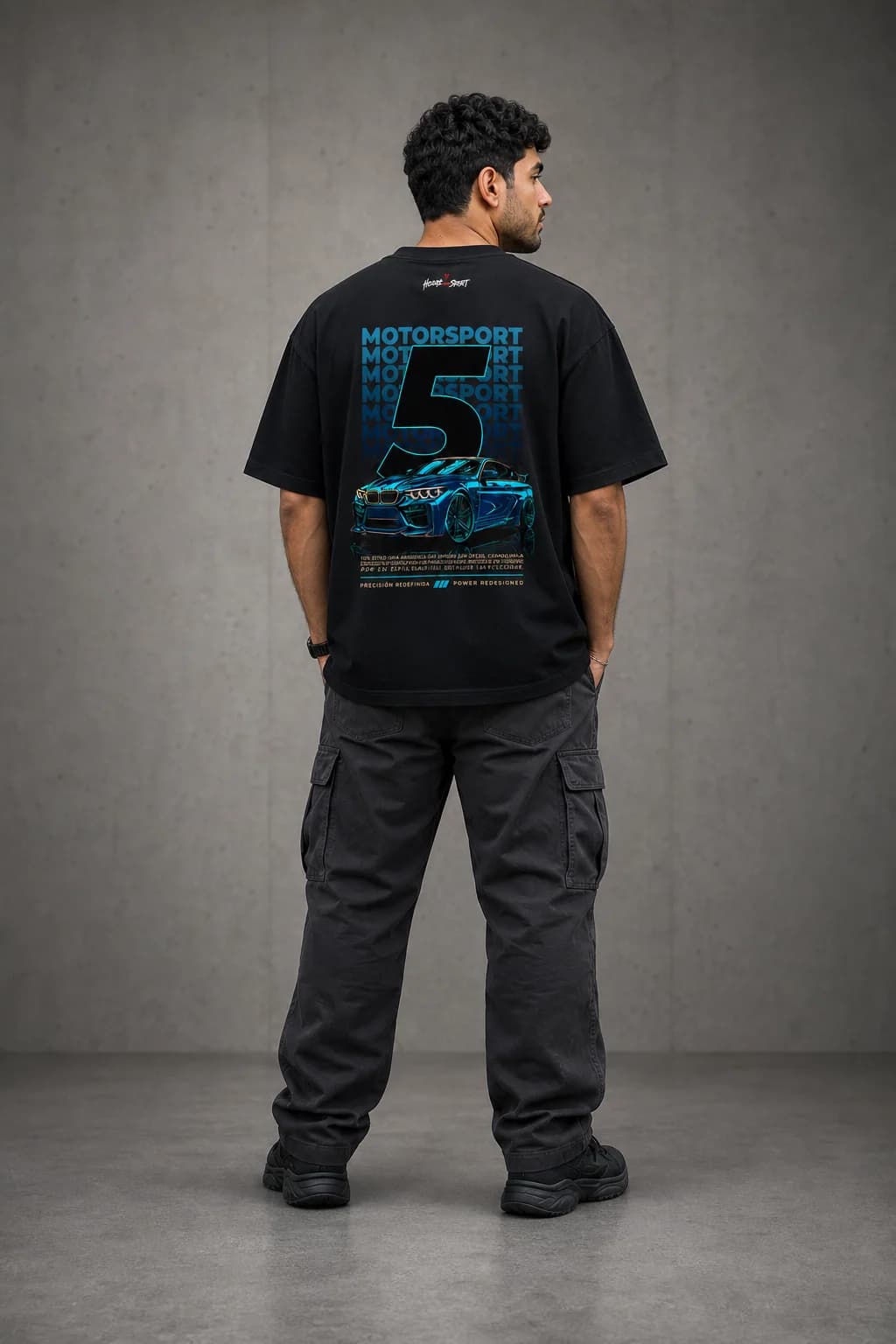 MOTORSPORT 5 OVERSIZED: Back oversized model view