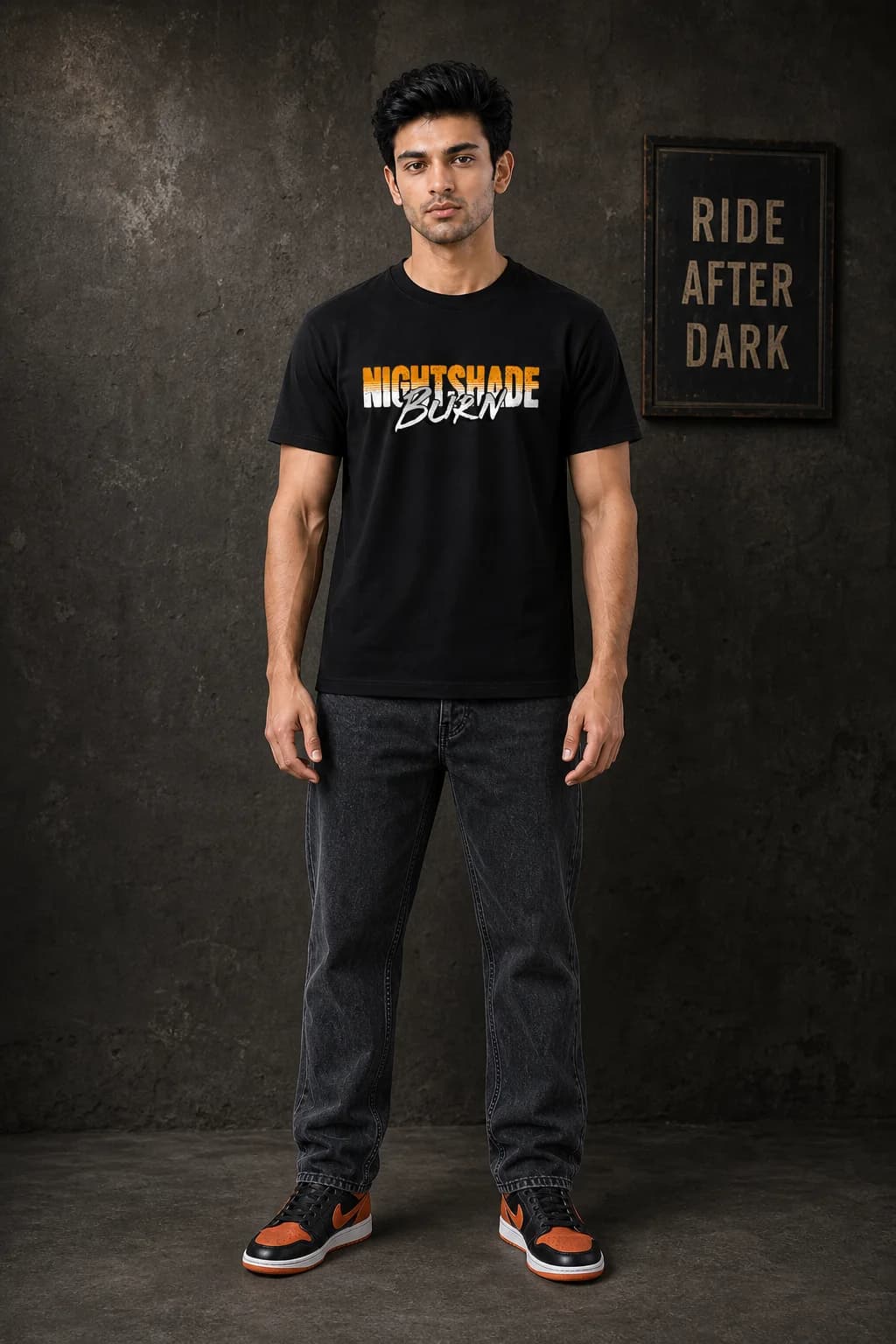NIGHTSHADE BURN: Front model view