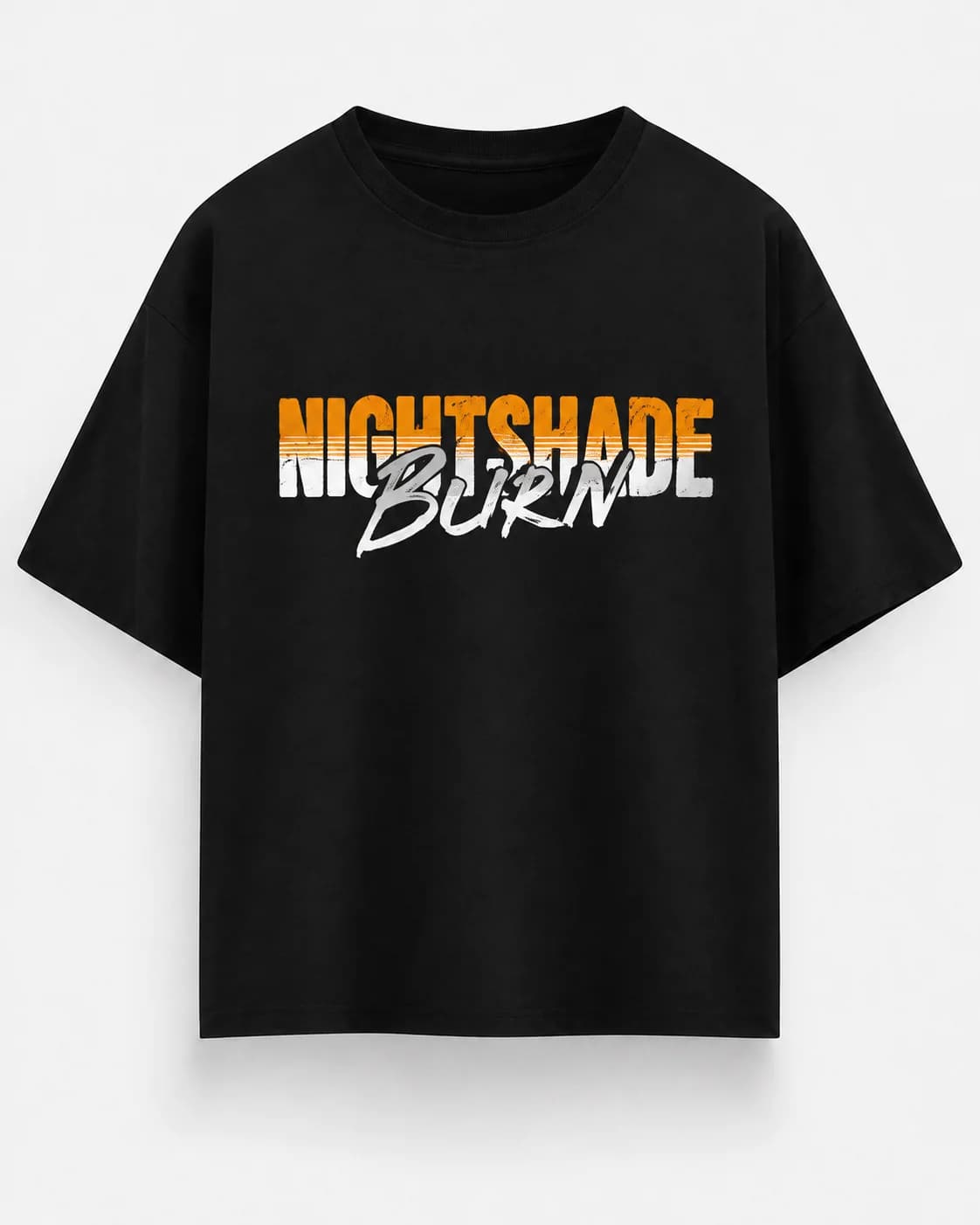 NIGHTSHADE BURN OVERSIZED Front oversized flatlay view