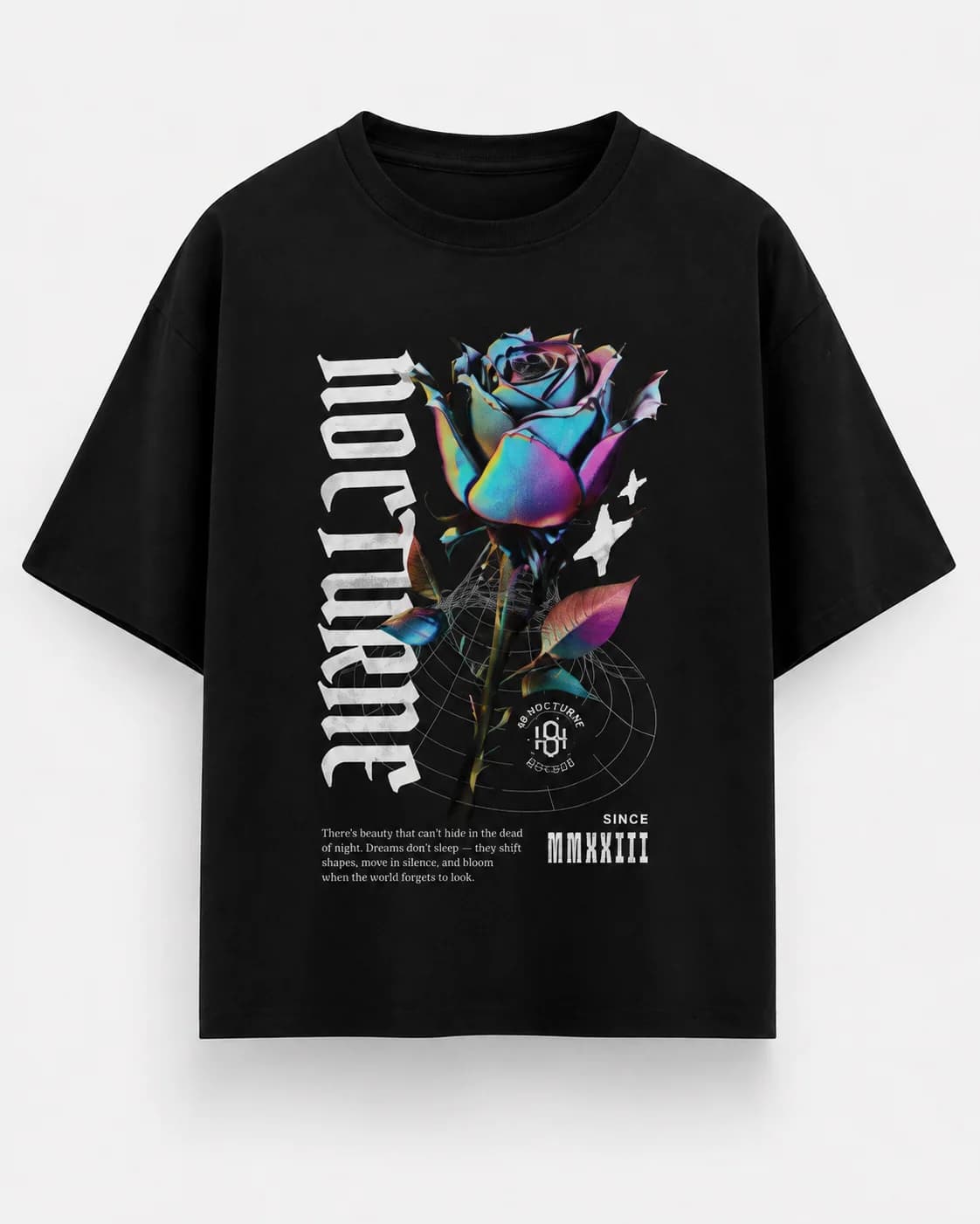 NOCTURNE OVERSIZED Front oversized flatlay view