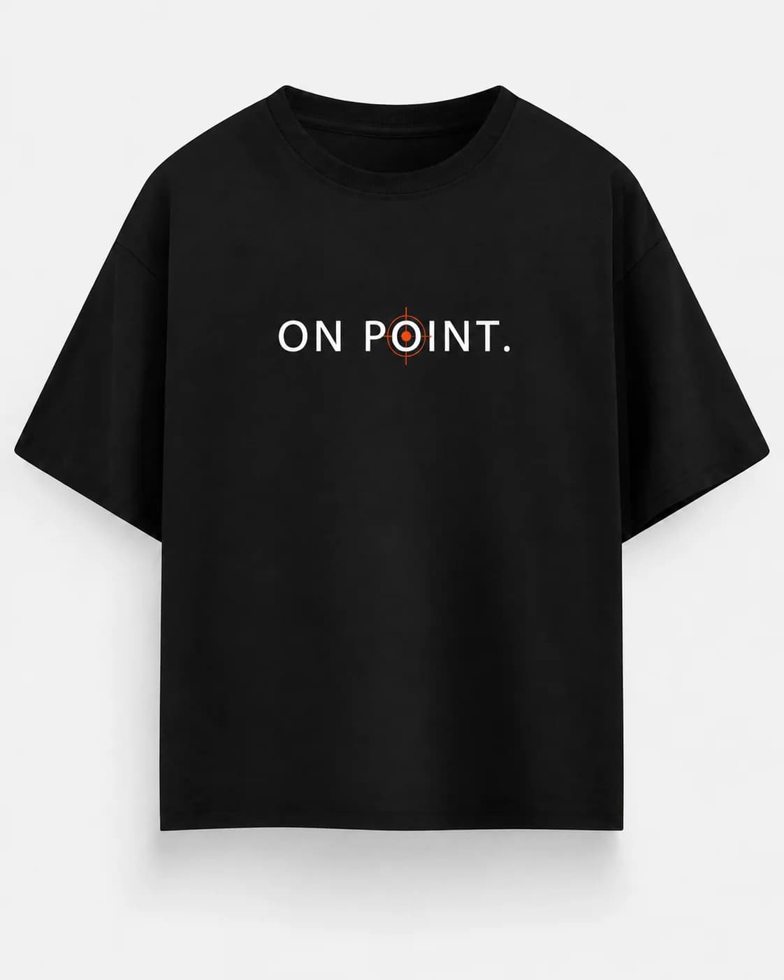 ON POINT OVERSIZED Front oversized flatlay view