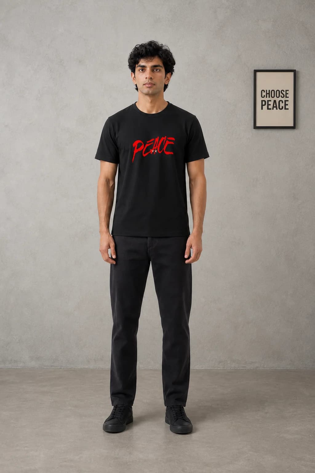 PEACE: Front model view