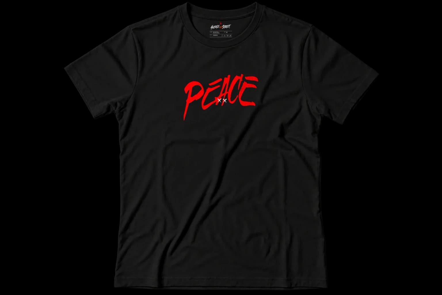 PEACE Front flatlay view