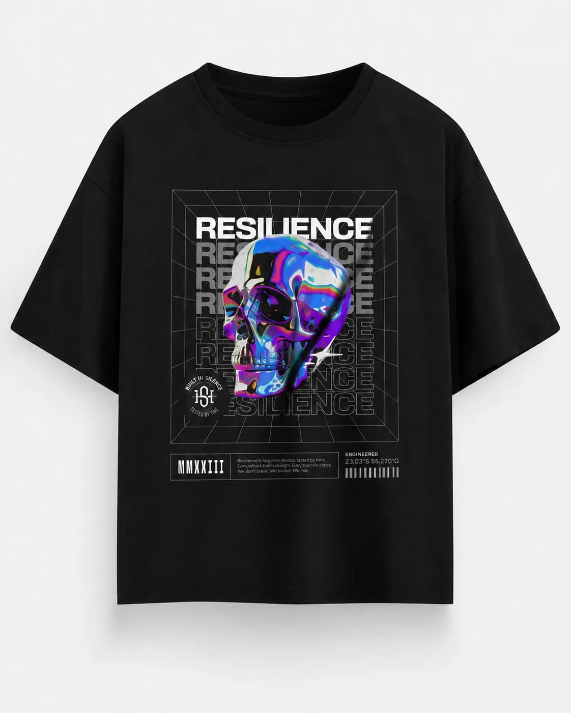 RESILIENCE OVERSIZED Front oversized flatlay view