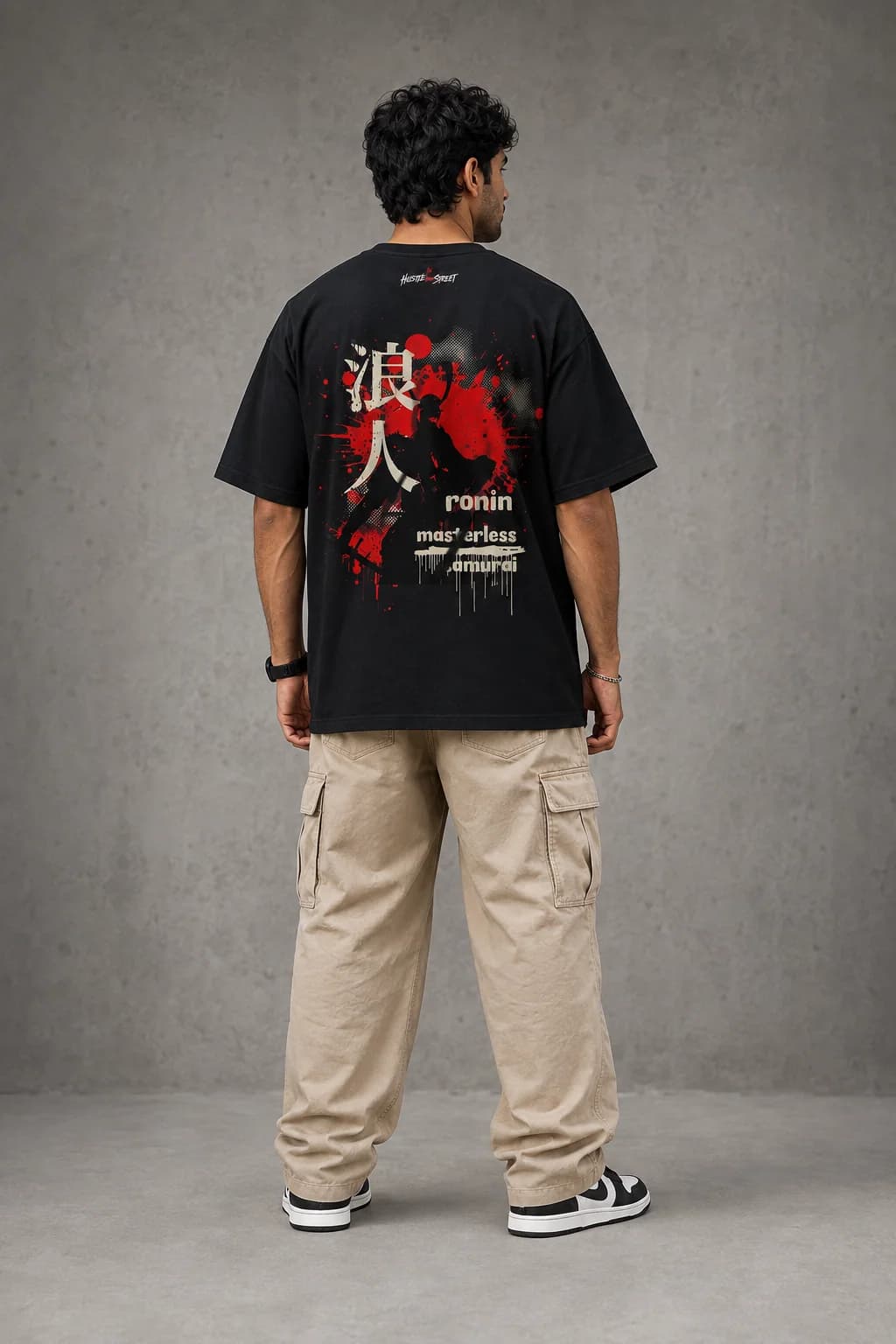 RONIN OVERSIZED: Back oversized model view