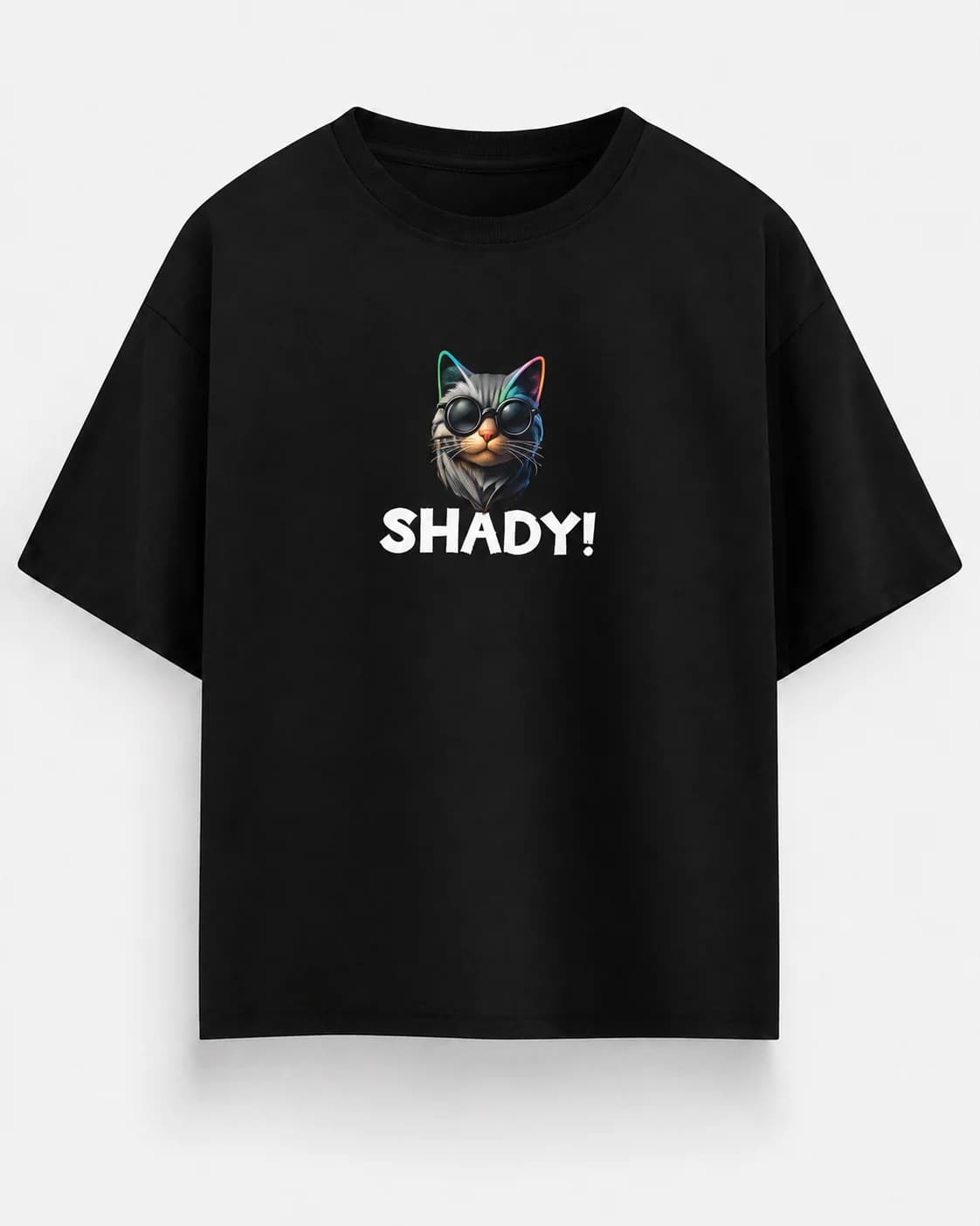 SHADY OVERSIZED Front oversized flatlay view