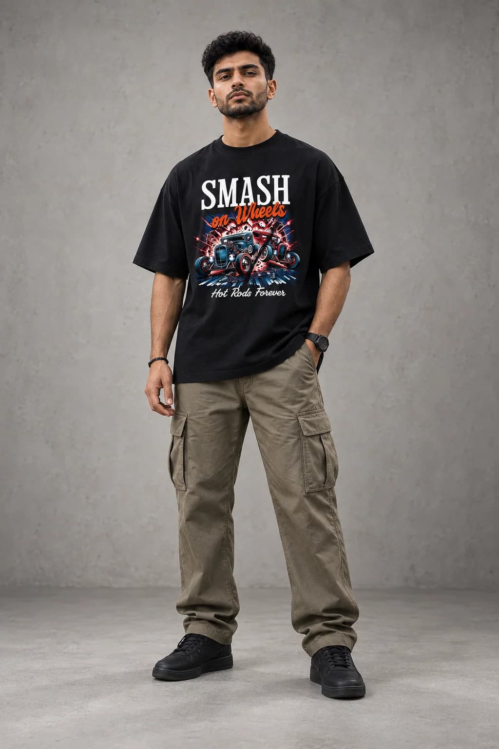 SMASH ON WHEELS OVERSIZED: Front oversized model view