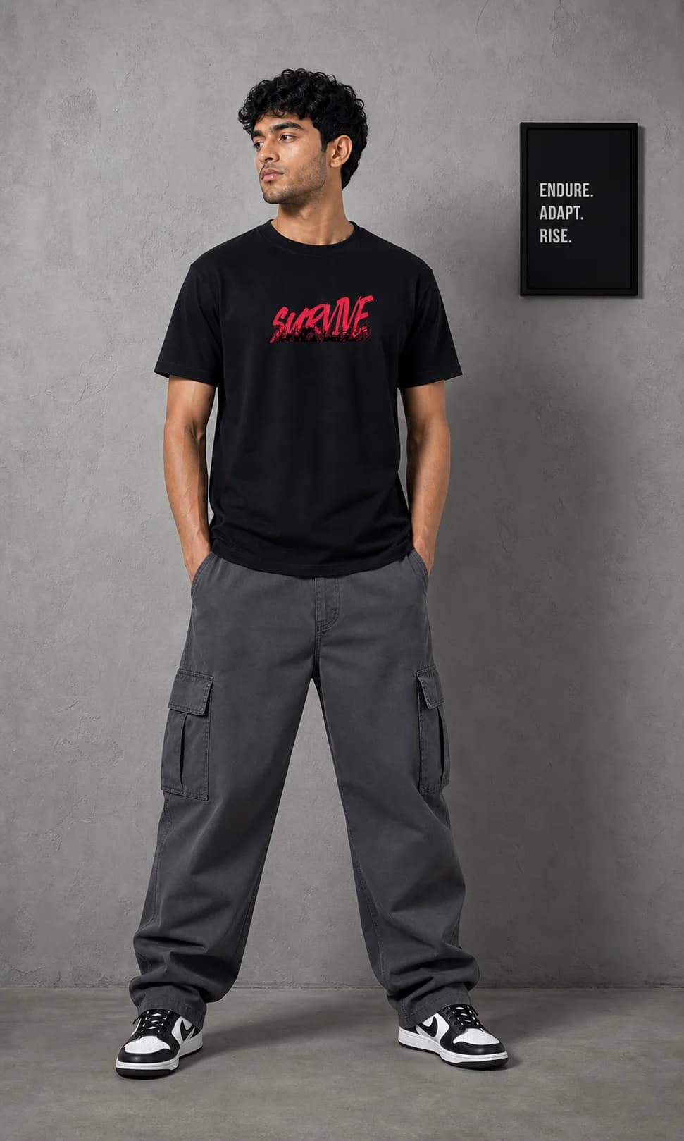 SURVIVE: Front model view