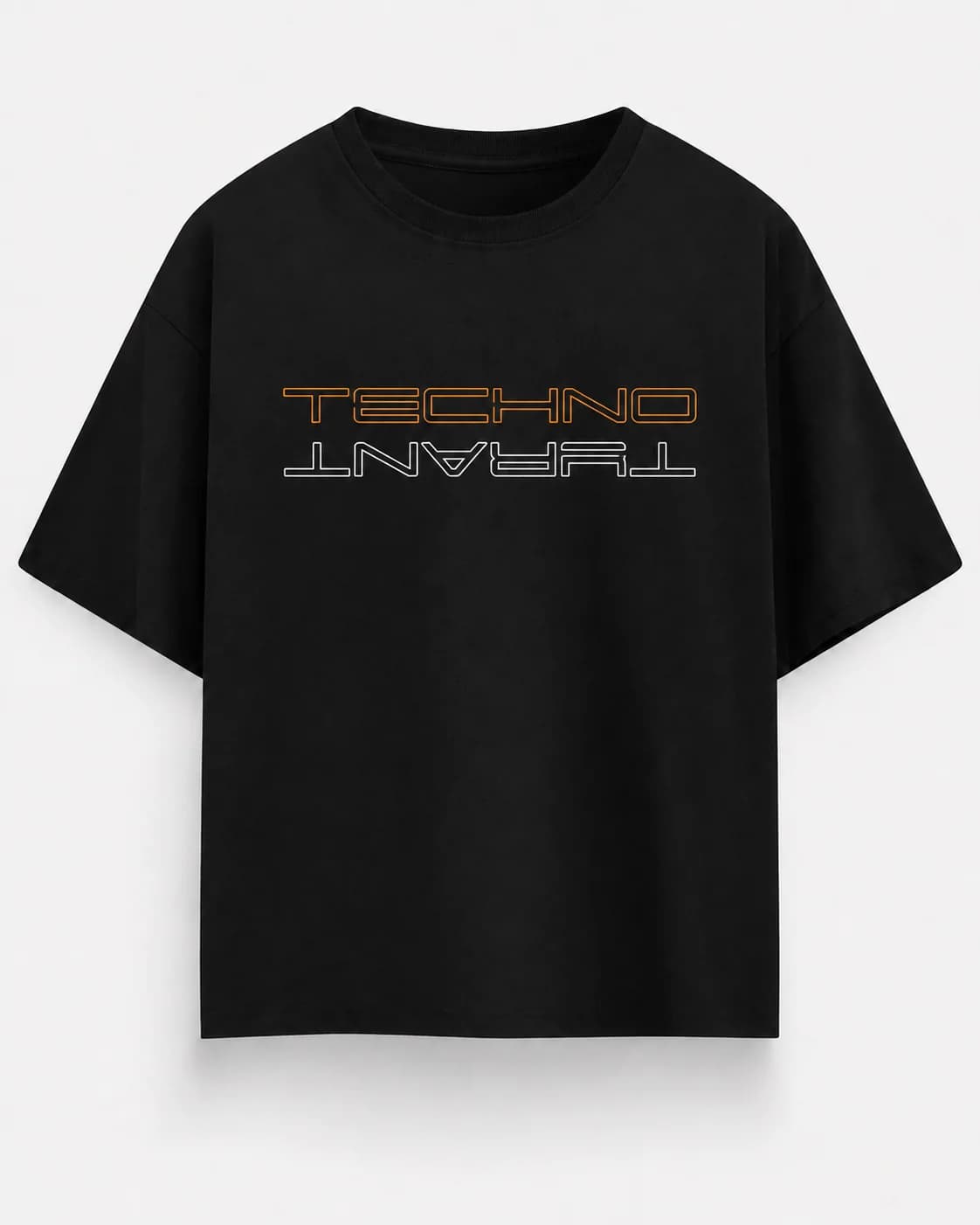 TECHNO TYRANT OVERSIZED Front oversized flatlay view
