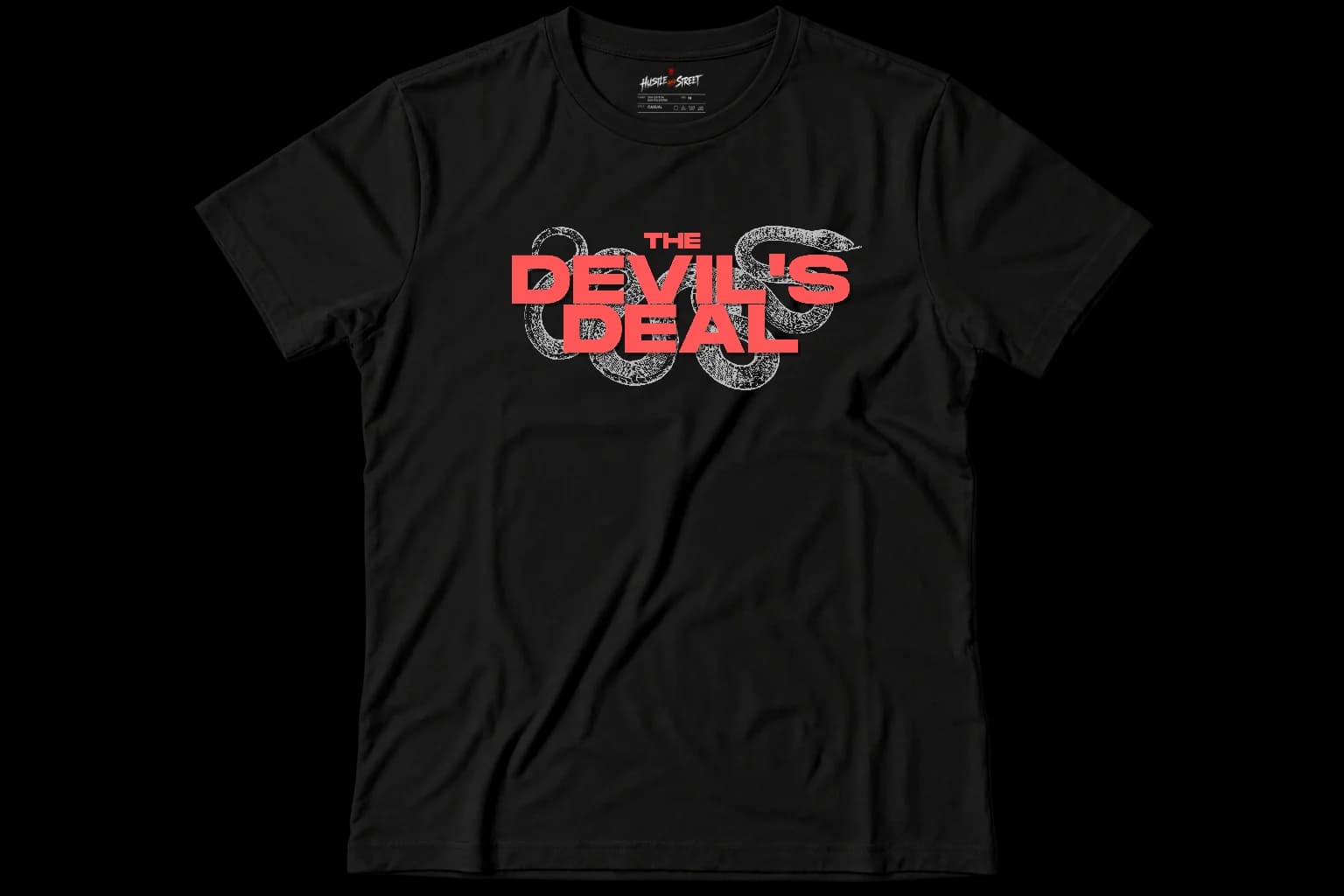 THE DEVILS DEAL Front flatlay view