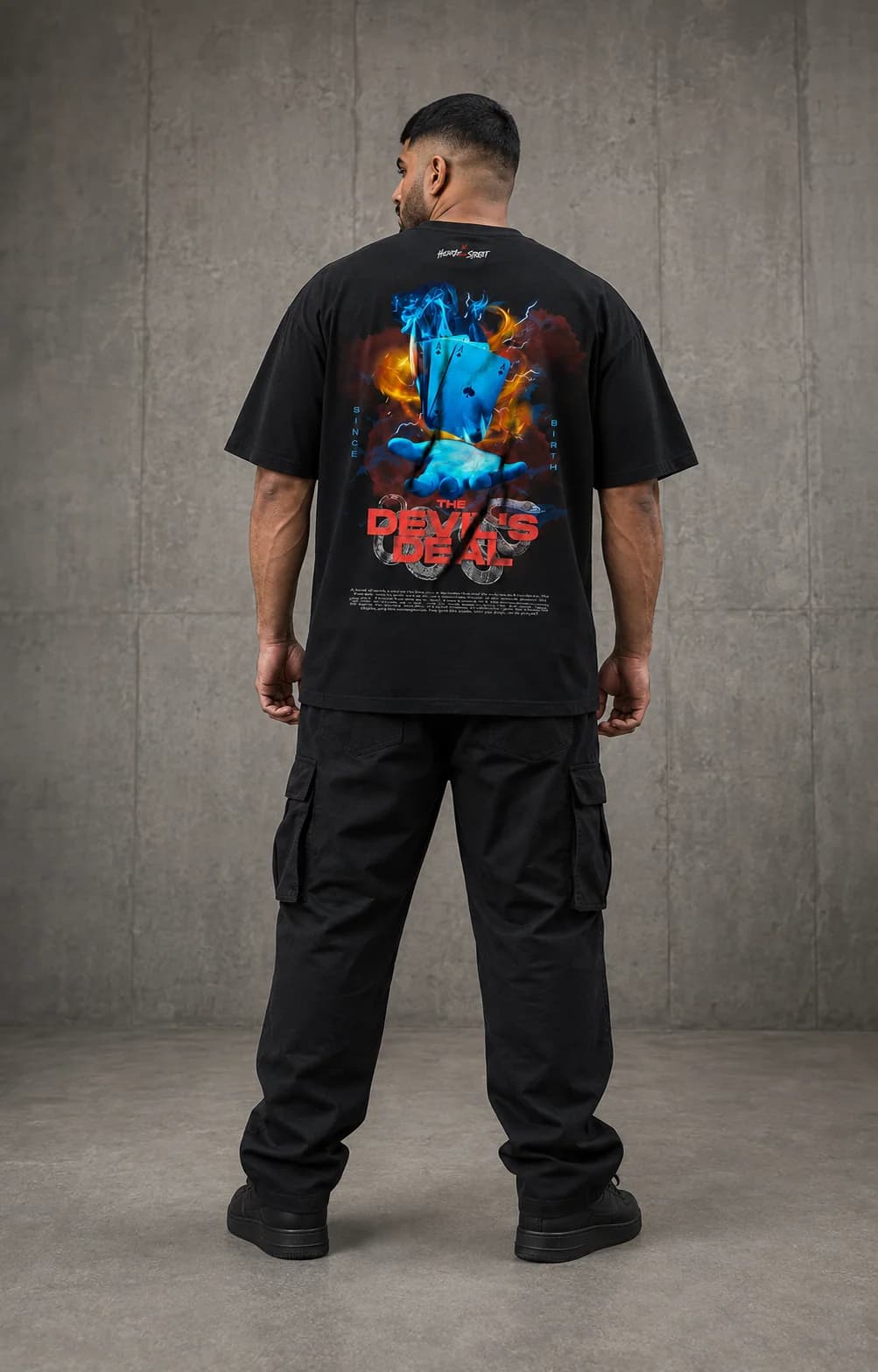 THE DEVILS DEAL OVERSIZED: Back oversized model view
