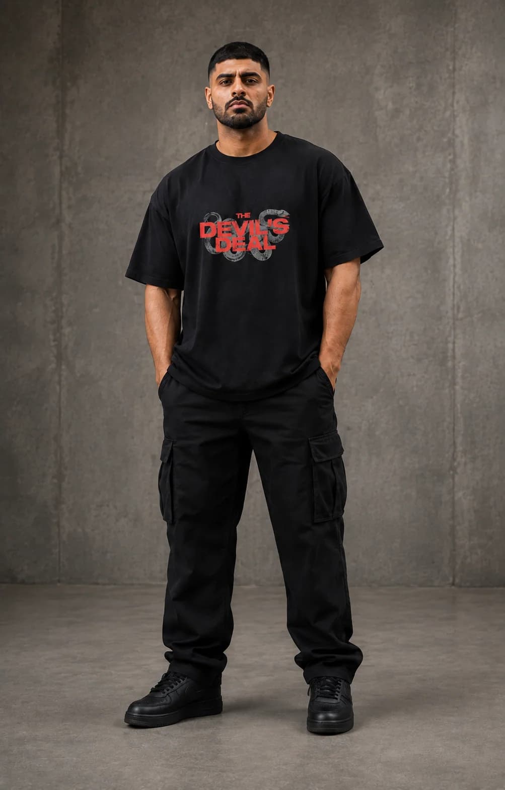 THE DEVILS DEAL OVERSIZED: Front oversized model view