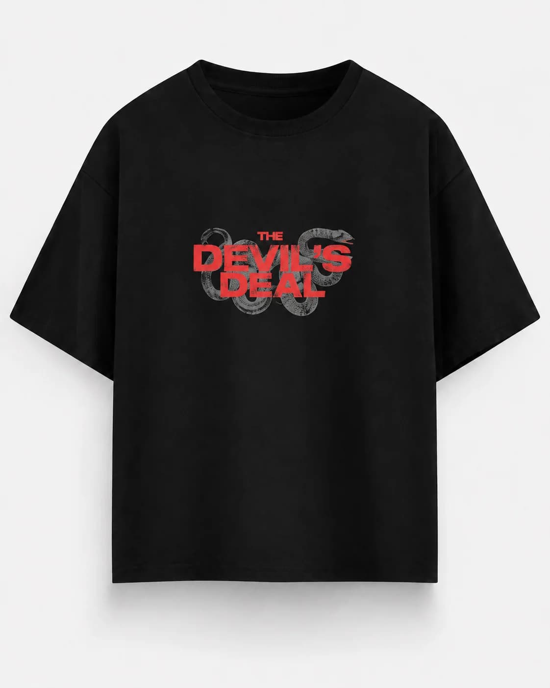 THE DEVILS DEAL OVERSIZED Front oversized flatlay view